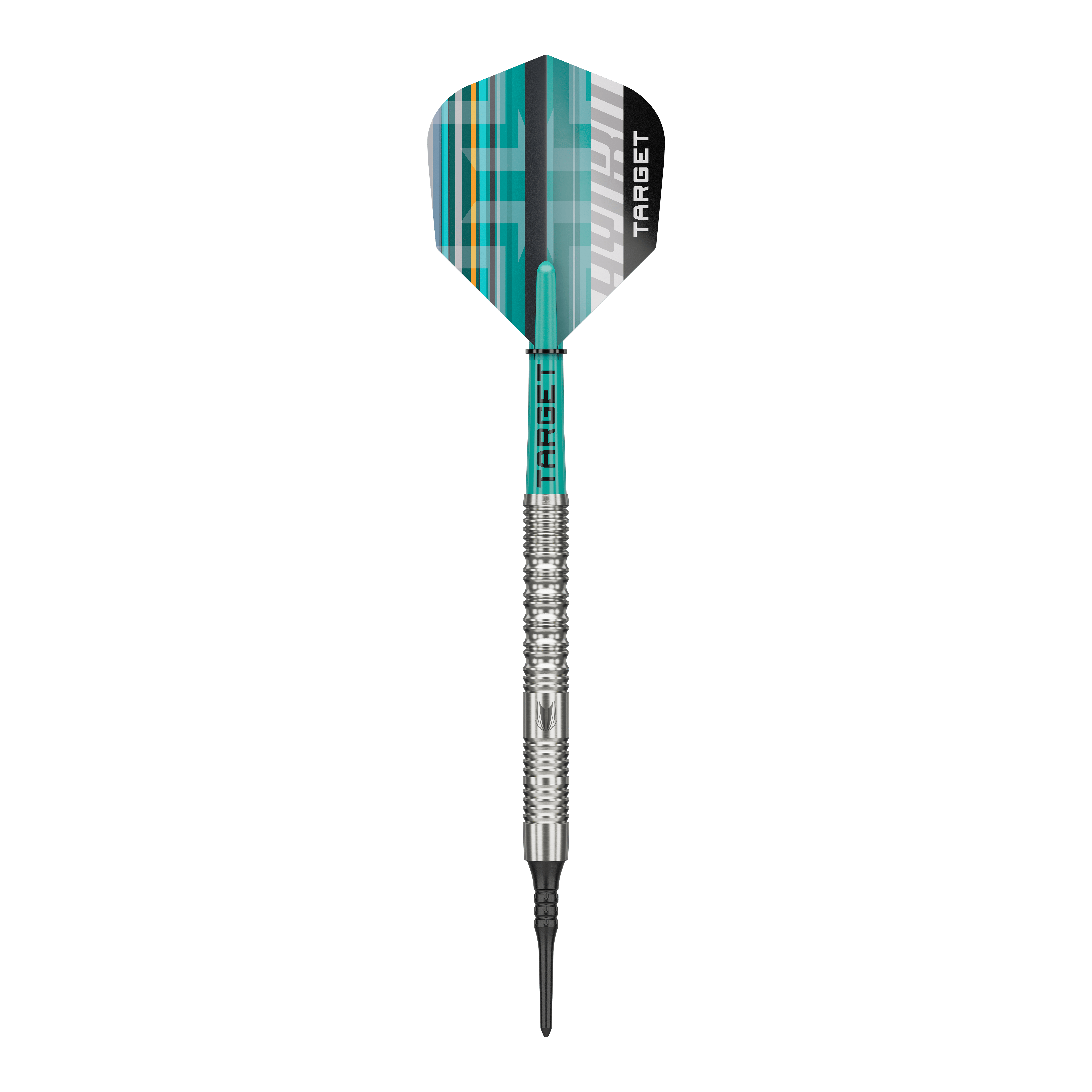 Target Hydro 12 miękkich rzutek Abgebildet sind die Target Hydro 12 Softdarts. Sie zeichnen sich durch ihr modernes Design aus.