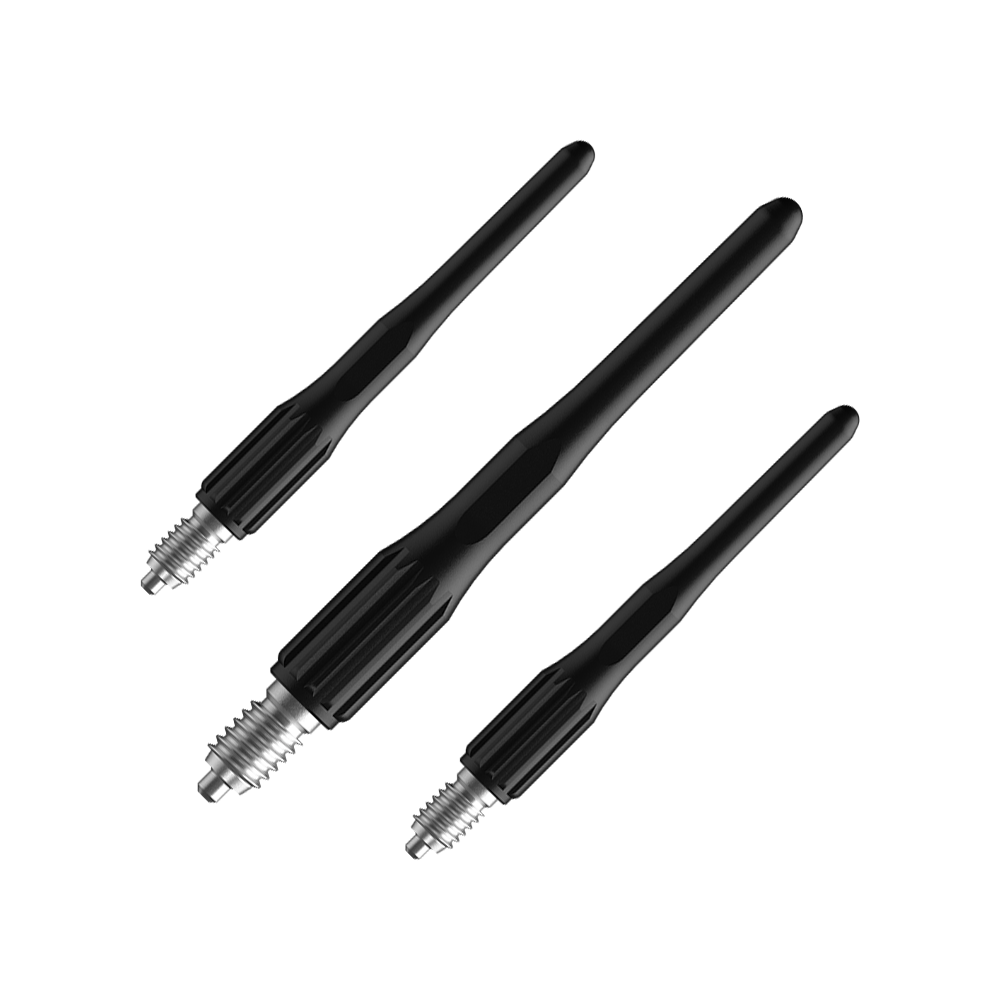 Końcówki do rzutek Bulls NL Convertible Point Soft Dart Tips – opakowanie 15 sztuk – czarne Abgebildet ist das Set Bulls NL Convertible Point Softdartspitzen - 15er Pack - Schwarz. Das Set enthält mehrere Spitzen.