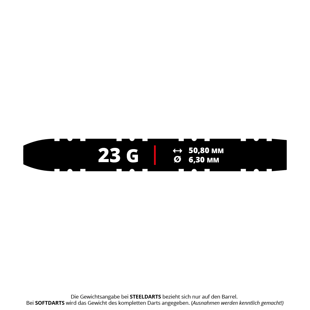Mission Ryan Meikle The Barber Steeldarts - 23g Abgebildet ist das Produkt Mission Ryan Meikle The Barber Steeldarts - 23g. Diese Steeldarts sind speziell für präzises Dartspiel entwickelt.
