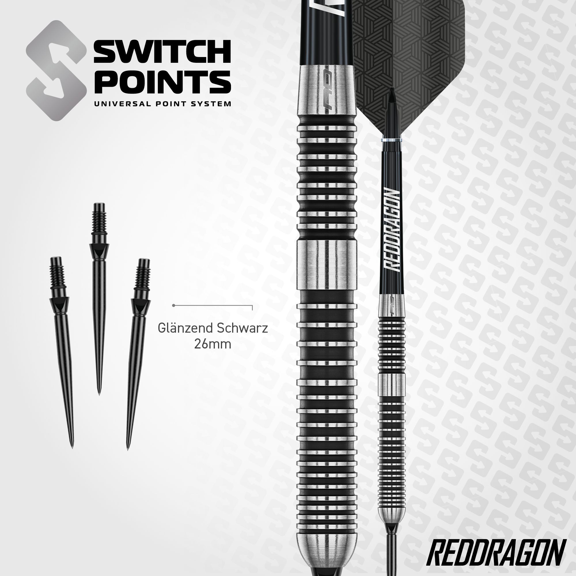 Rzutki stalowe Red Dragon Pegasus Switch Point Die Red Dragon Pegasus Switch Point Steeldarts sind moderne Dartpfeile. Sie eignen sich ideal für anspruchsvolle Dartspieler.
