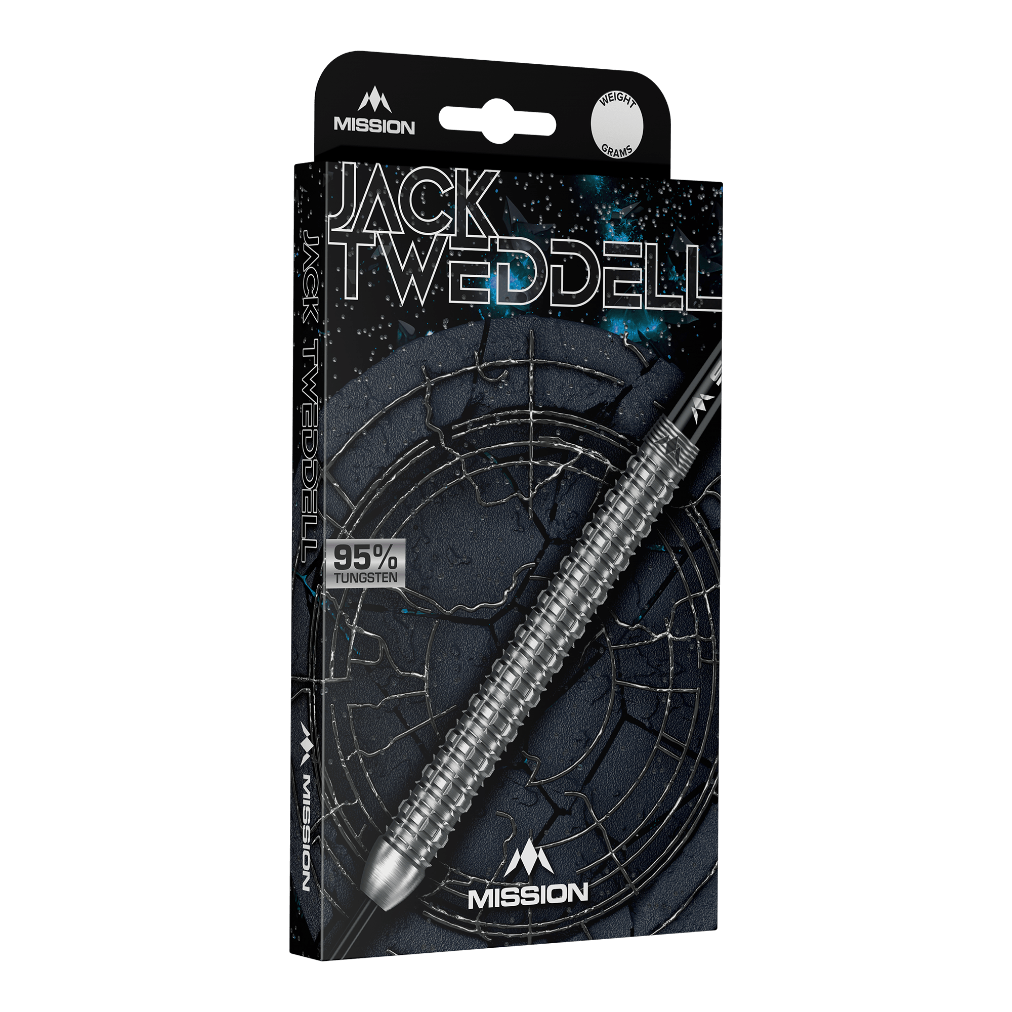 Lotki Mission Jack Tweddell Silver Steel Ein Bild mit dem Dateinamen M002000_Mission_Jack_Tweddell_Silver_Steeldarts_3. Es zeigt wahrscheinlich einen silbernen Steeldart.