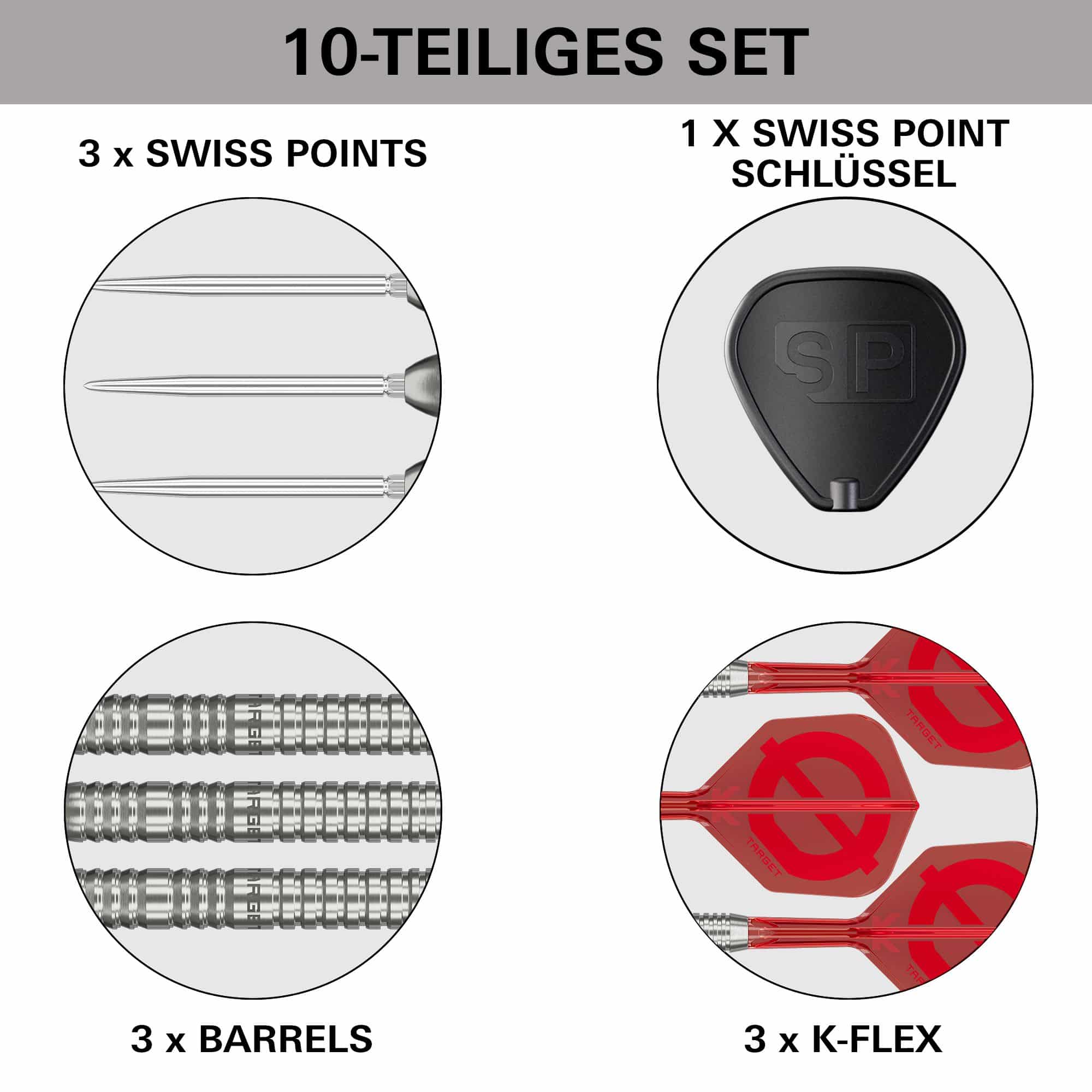 Grupa docelowa O 03 Swiss Points Steel Darts