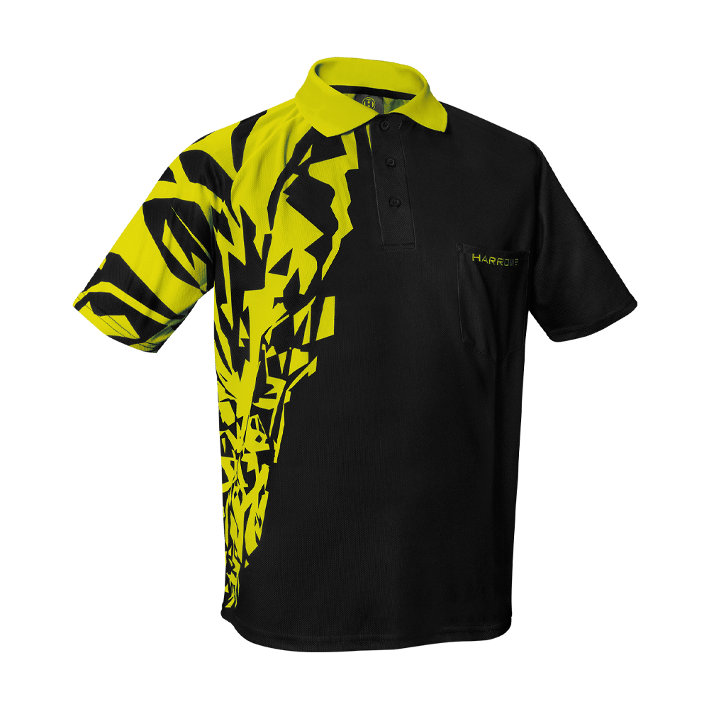 Koszula Harrows Rapide Darts - żółta