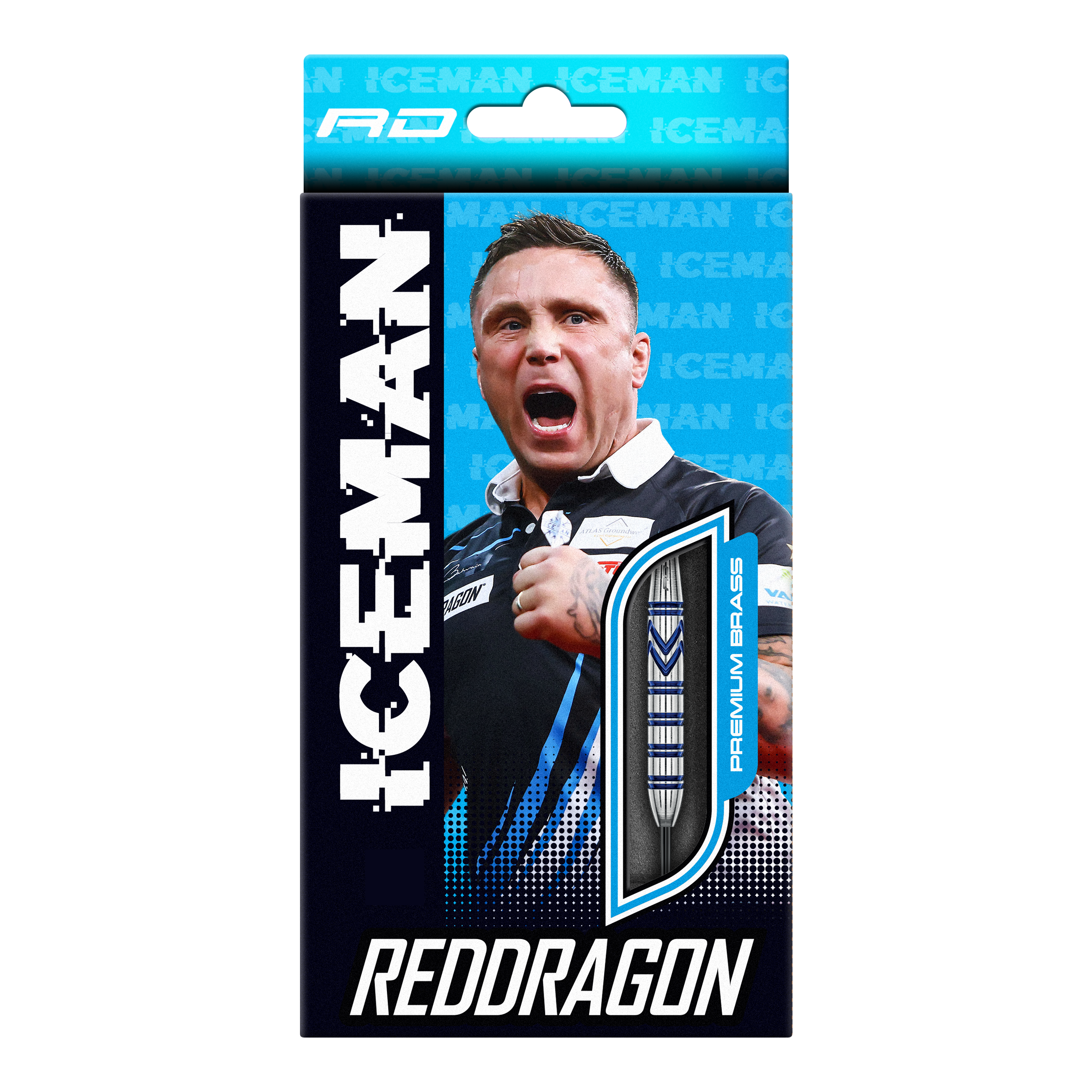 Rzutki ze stali mosiężnej Red Dragon Gerwyn Price - 21 g