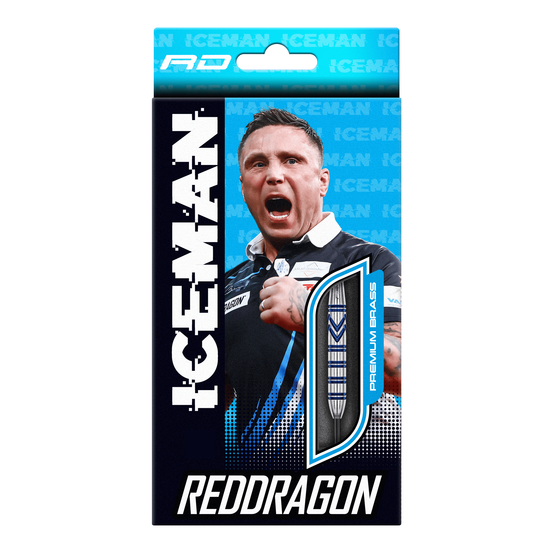 Rzutki ze stali mosiężnej Red Dragon Gerwyn Price - 21 g Dies ist ein Bild der Red Dragon Gerwyn Price Brass Steeldarts - 21 g. Das Produkt besteht aus Messing und ist für Steeldart-Spiele geeignet.
