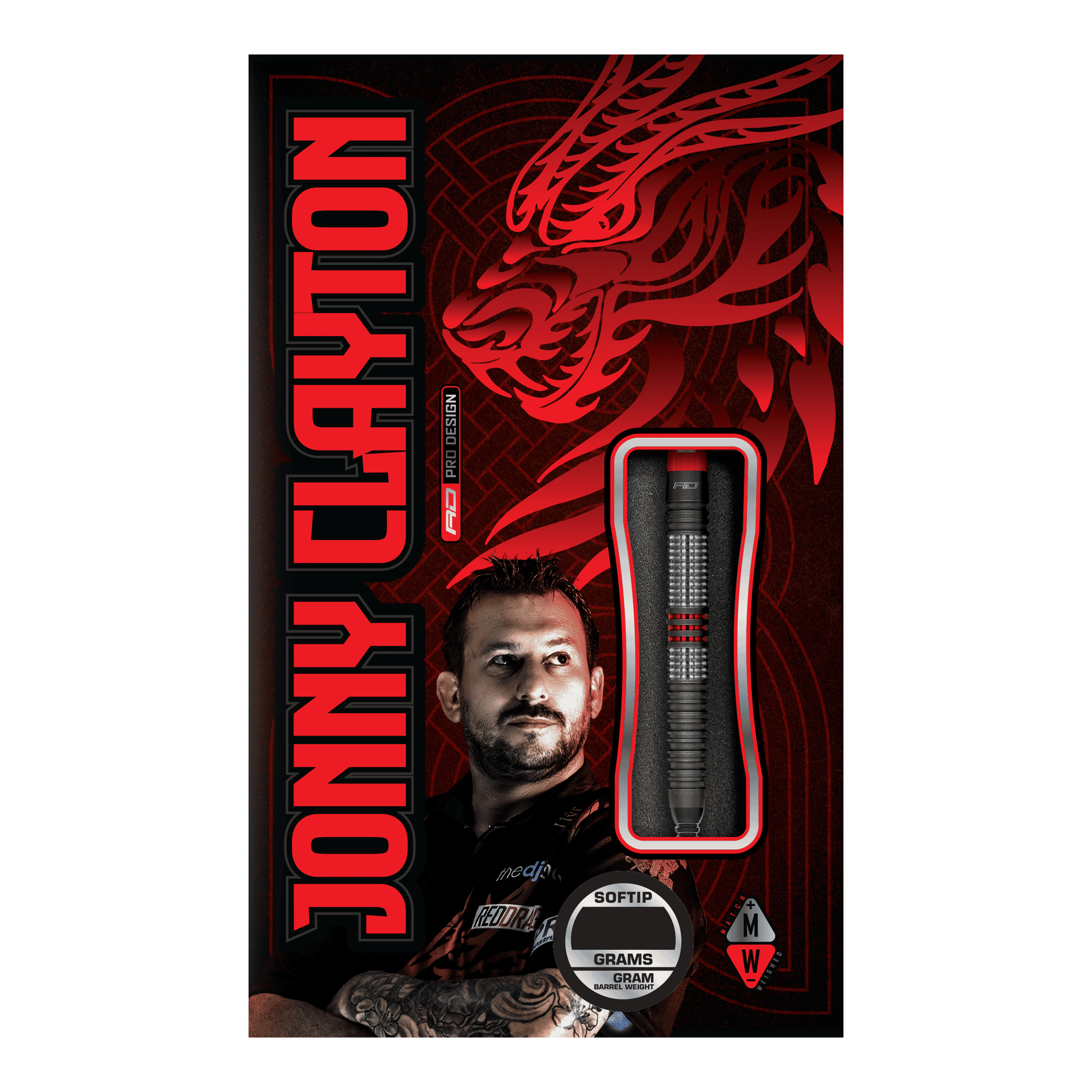 Red Dragon Jonny Clayton Hiraeth Softdarts - 20g