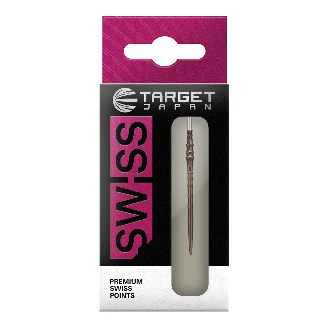Tipsy Premium Swiss Point Steldart Target Japan - krzemionkowe Das Bild zeigt die Target Japan Premium Swiss Point Steldartspitzen - Silica. Diese hochwertigen Steeldartspitzen sind in einer detaillierten Nahaufnahme dargestellt.