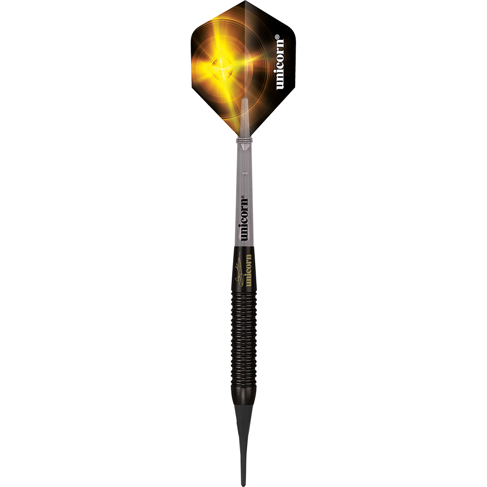 Unicorn Gary Anderson Black Brass Softdarts - 18g