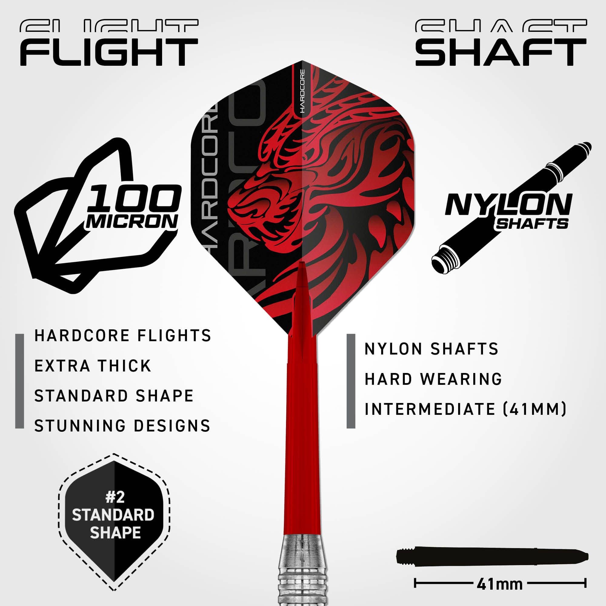 Lotki Red Dragon Jonny Clayton Brass Steel Darts - 21 g Auf dem Bild sind die Red Dragon Jonny Clayton Brass Steeldarts - 21 g abgebildet. Diese Darts eignen sich perfekt für Steeldart-Fans.