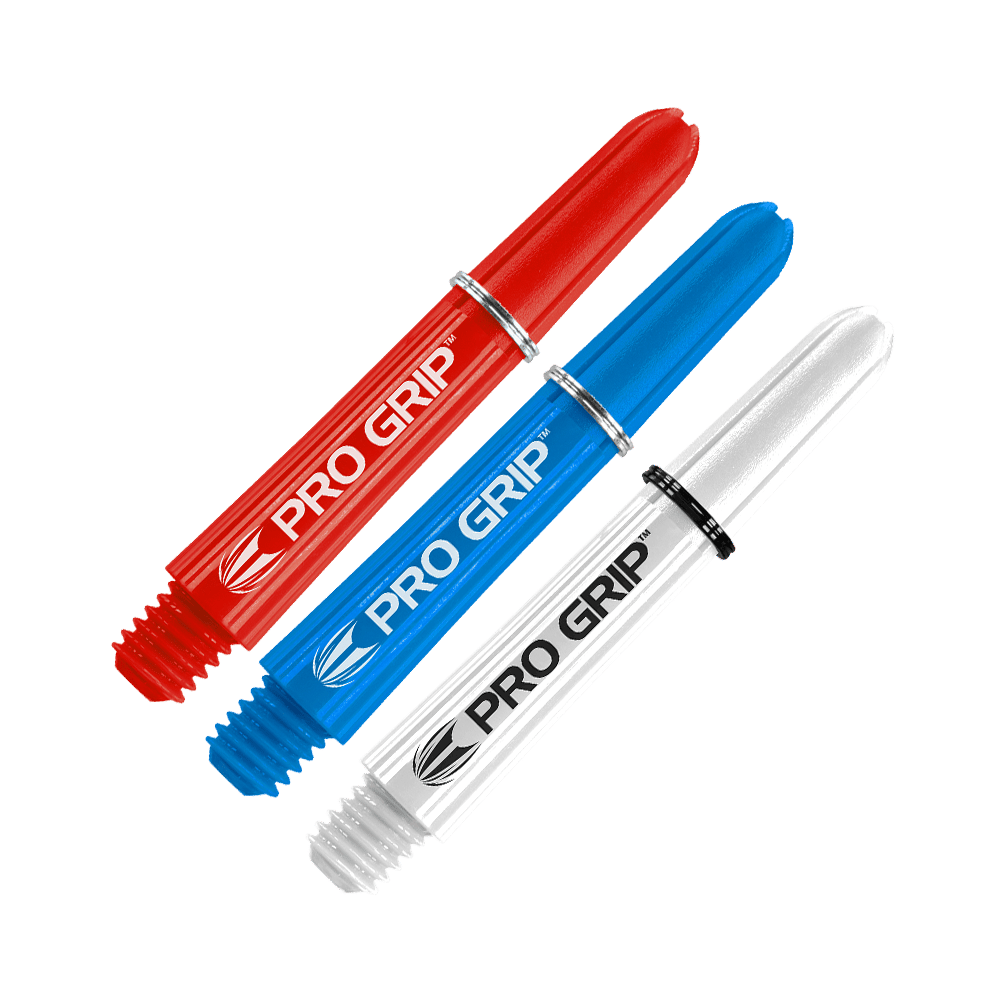 Target Pro Grip Shafts - 3 Sets - Rot Blau Weiß