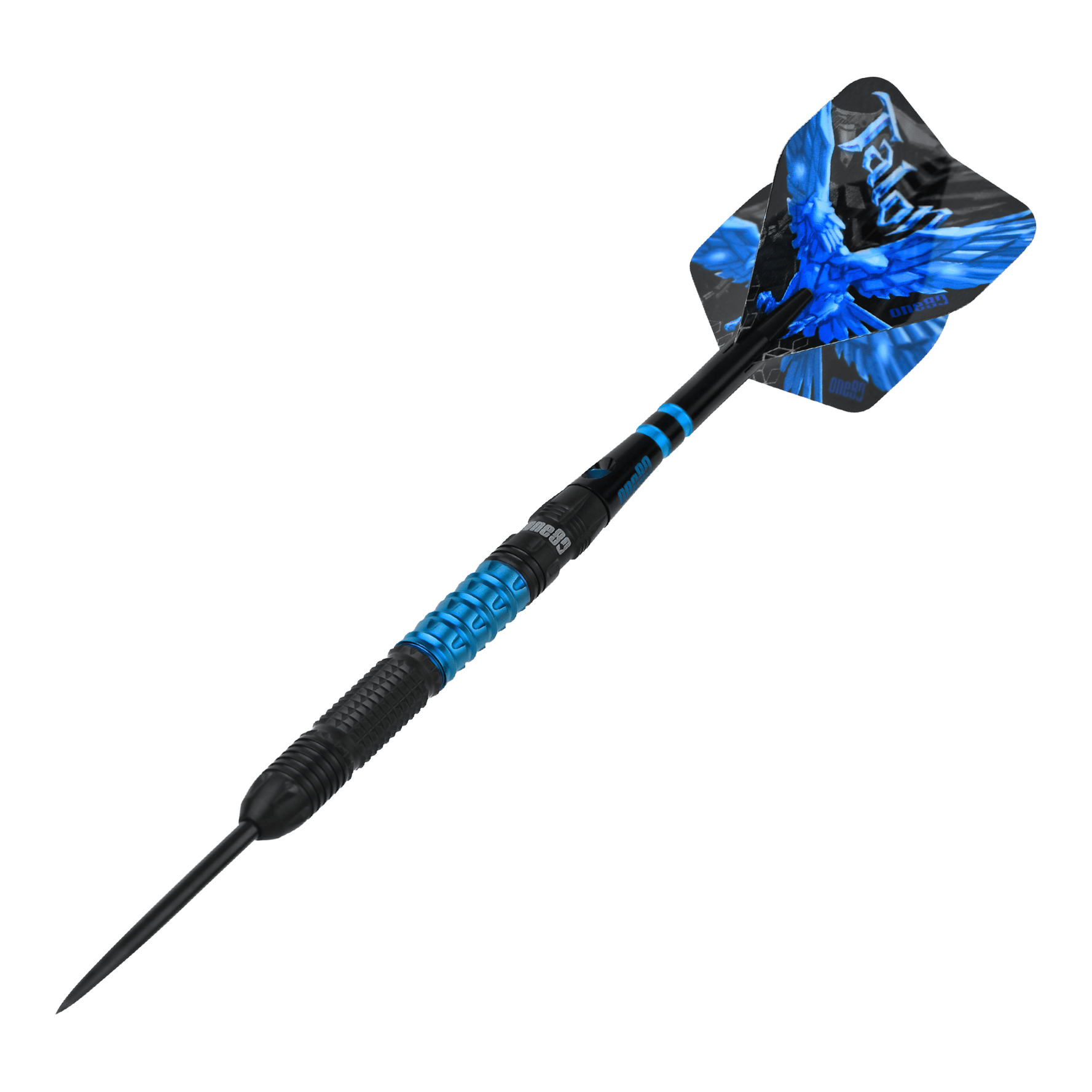 Lotki stalowe One80 Talon T1 Das Bild zeigt die One80 Talon Steeldarts. Es handelt sich um präzise gefertigte Steeldarts für anspruchsvolle Spieler.