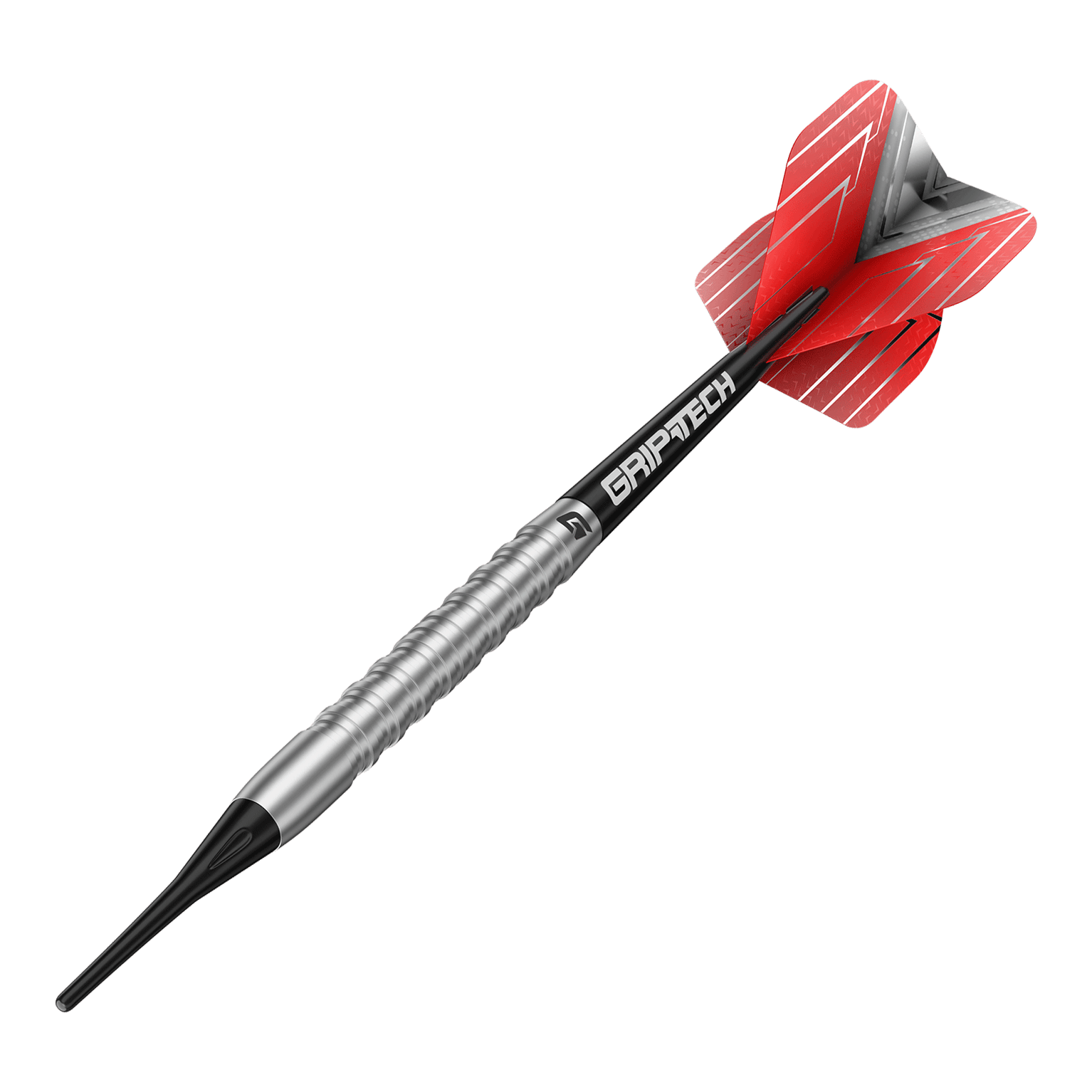 Miękkie lotki GOAT Podium Silver - 18g Abgebildet sind die GOAT Podium Silver Softdarts mit einem Gewicht von 18g. Die silbernen Darts sind speziell für das Softdart-Spiel entwickelt.