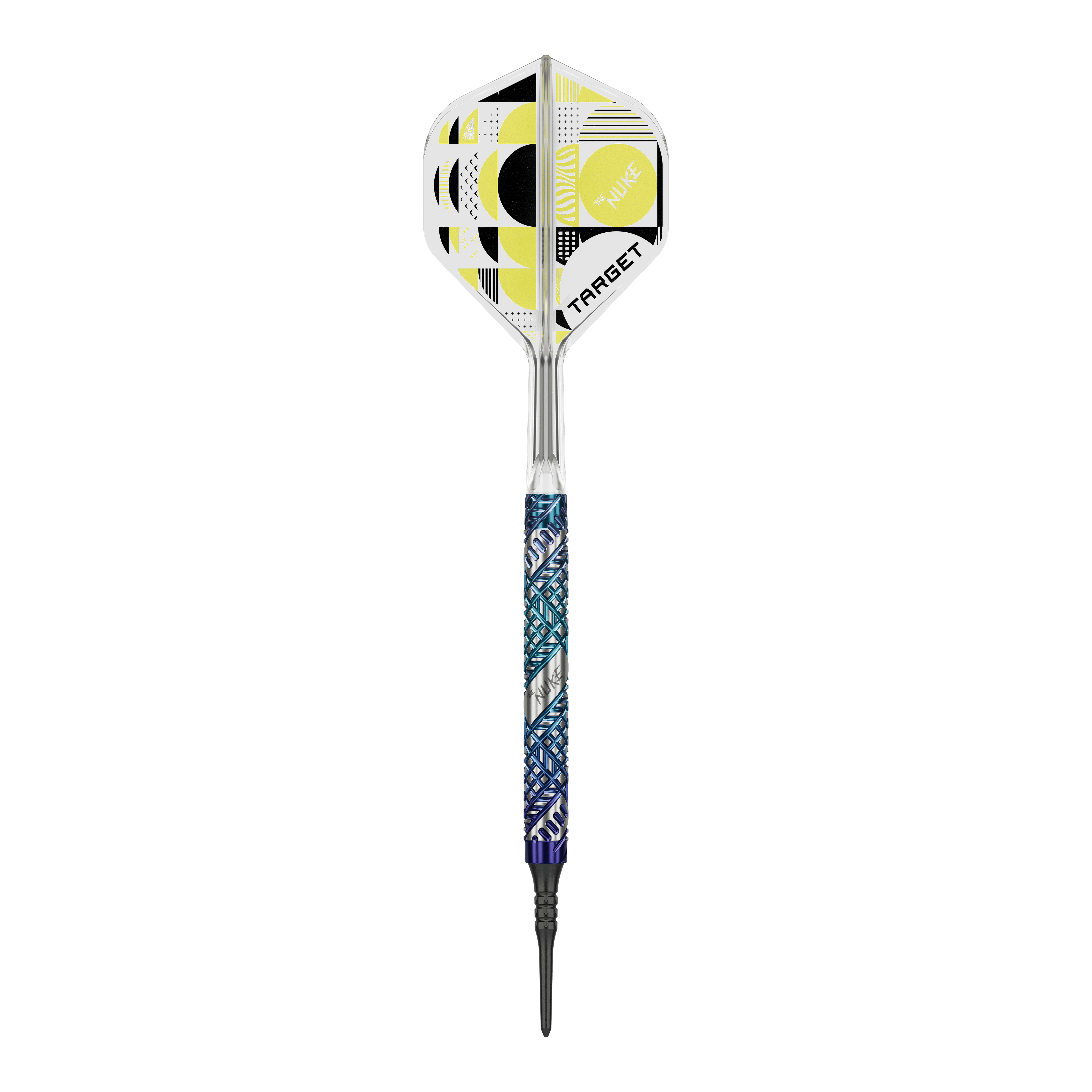Lotki Target Luke Littler Edge Soft Darts - 19 g Das Bild zeigt die Target Luke Littler Edge Softdarts - 19g. Diese Softdarts sind für präzises und professionelles Dartspiel konzipiert.