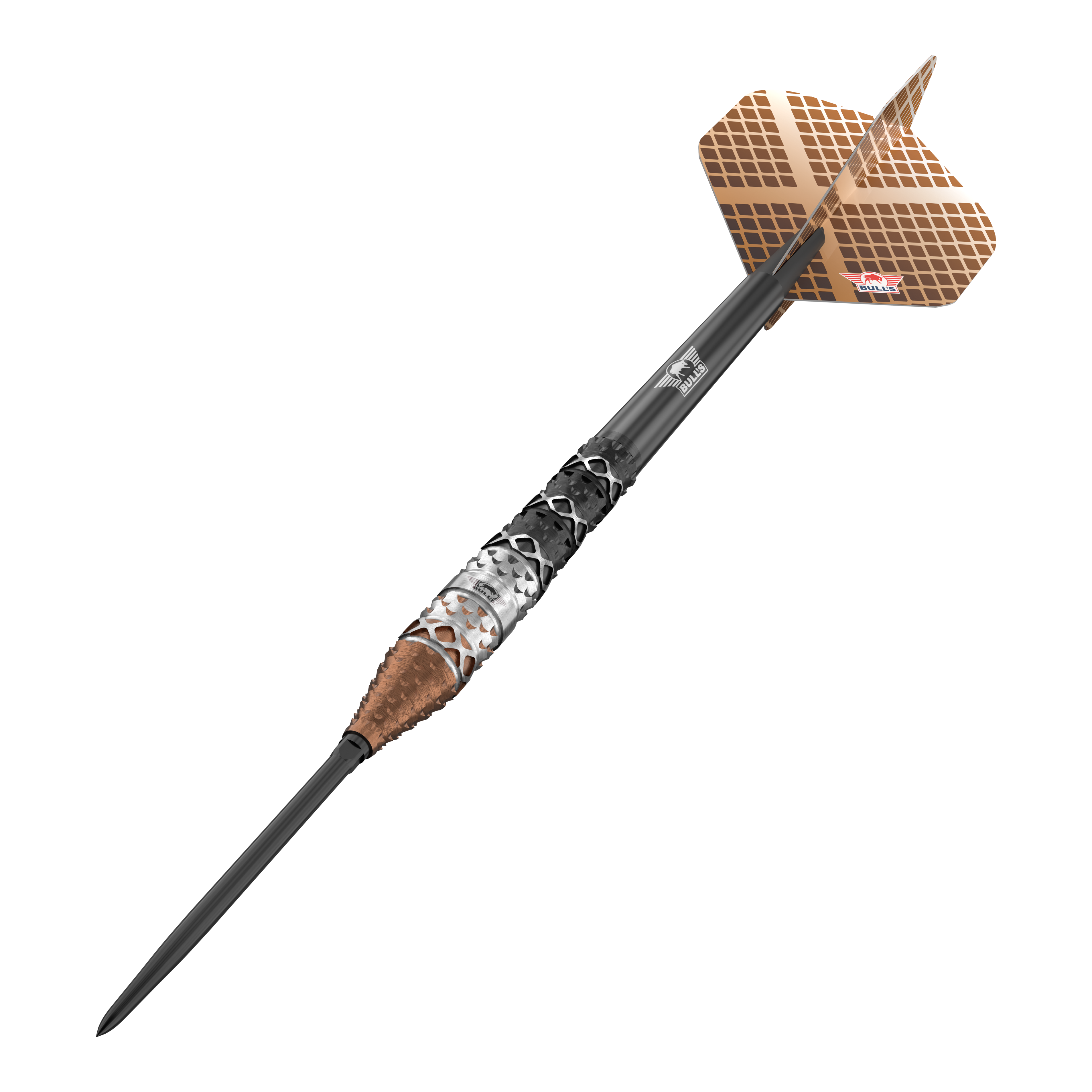 Bulls NL Max Hopp 95% punktów konwertowalnych Steeldarts Abgebildet sind die Bulls NL Max Hopp 95% Convertible Points Steeldarts mit innovativem Spitzenwechsel-System. Das Produkt besticht durch Präzision und modernes Design.