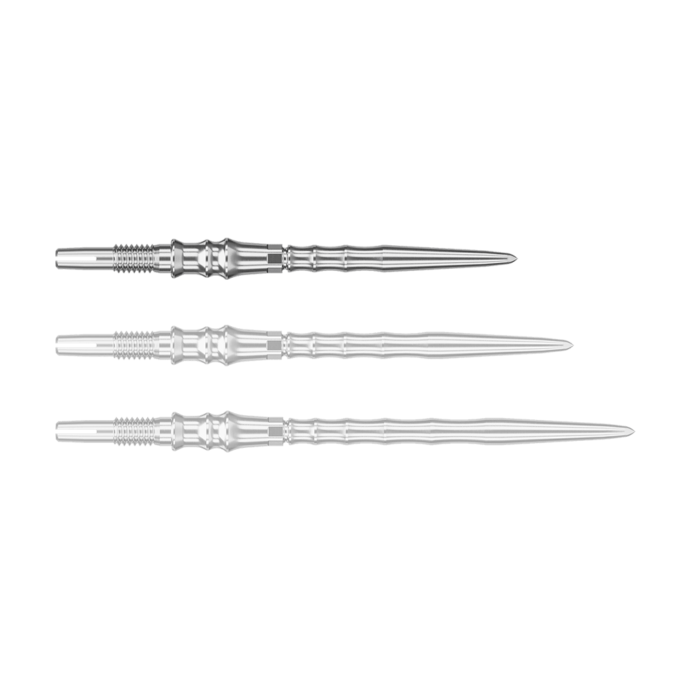 Końcówki do lotek Target Japan Premium Swiss Point – srebrne Das Bild zeigt Dartspitzen in Silber. Die Datei heißt "340379_Target_Japan_Premium_SwissPoint_Dartspitzen_Silber_30mm_1".