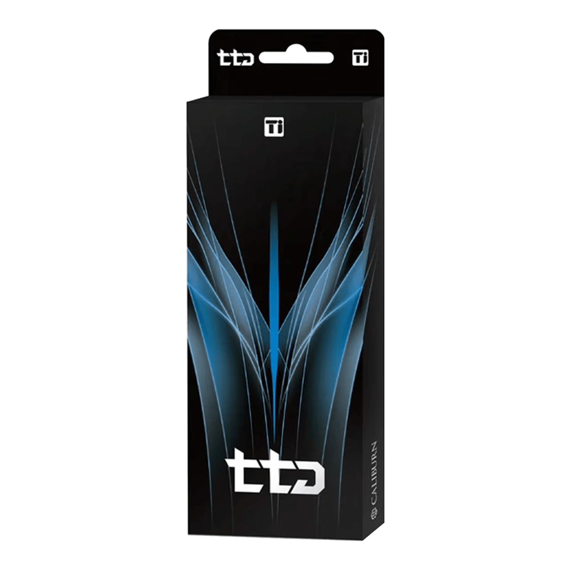 Caliburn TTD Complete Titanium T3 Silver Steeldarts - 7g ist auf dem Bild zu sehen. Es handelt sich um silberne Steeldarts aus Titan mit einem Gewicht von 7 Gramm.