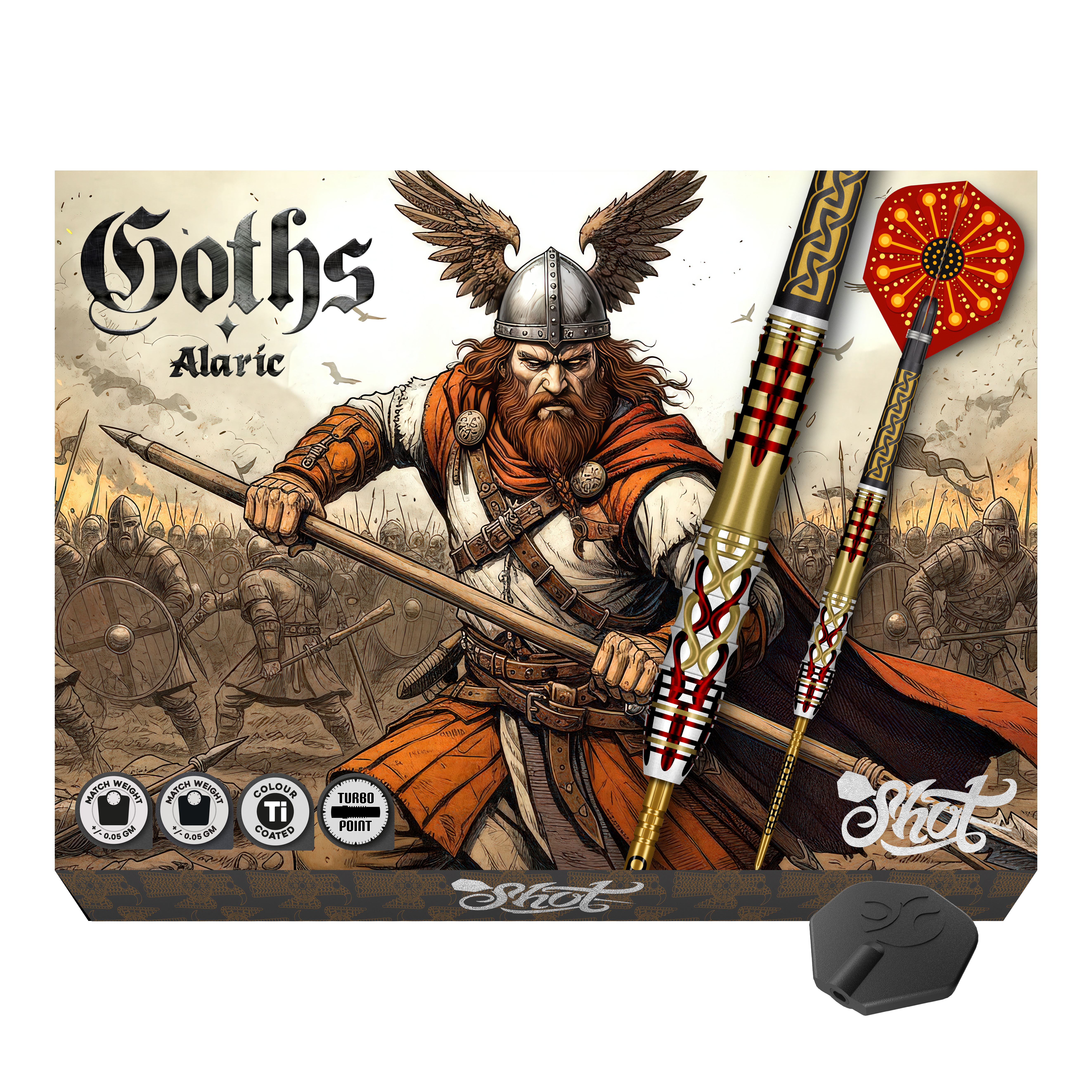 Lotki stalowe Shot Goths Alaric Turbo Point - 23 g
