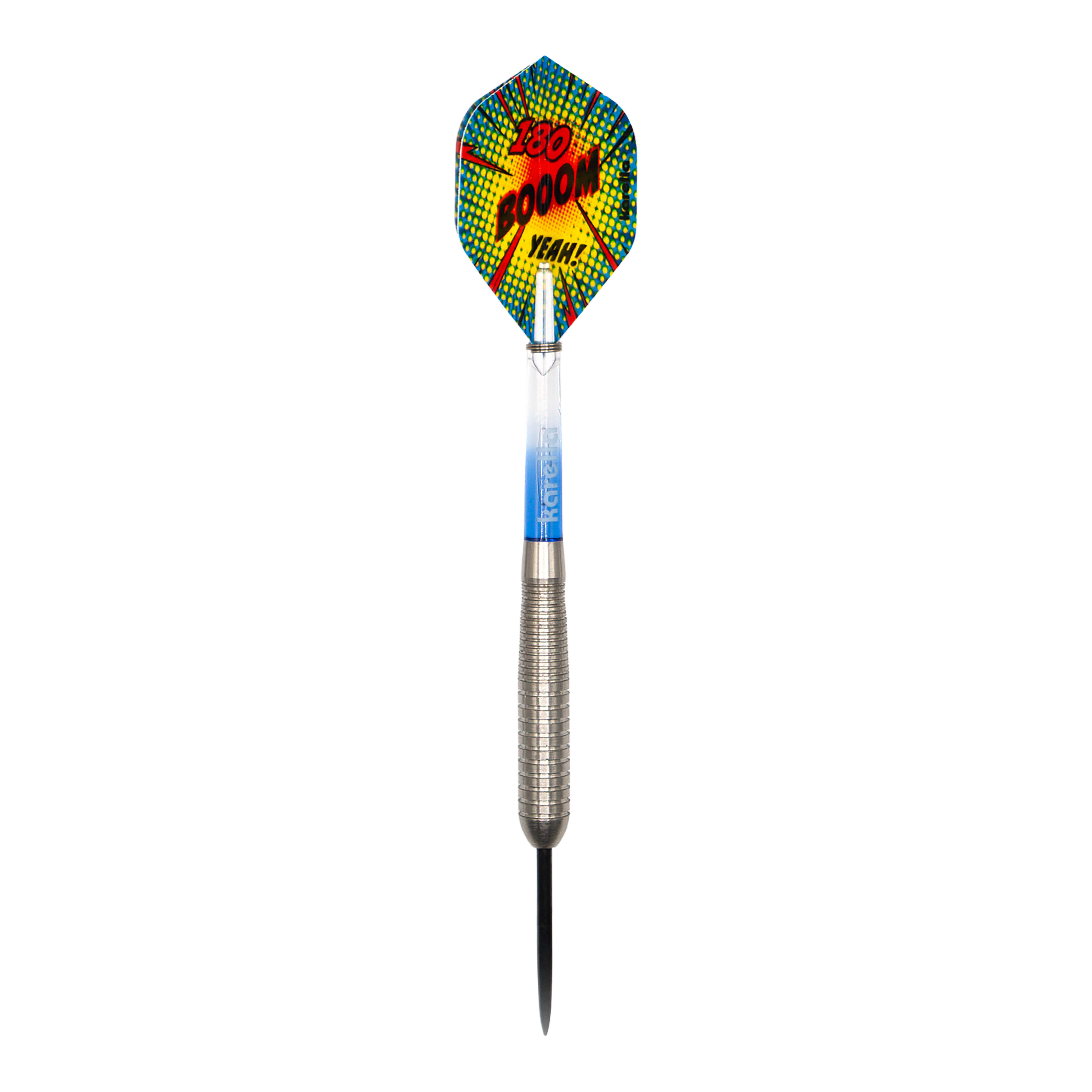 Karella Comic Line CL-4 stalowe lotki - 23g Auf dem Bild ist der Karella Comic Line CL-4 Steeldarts - 23g zu sehen. Es handelt sich um einen hochwertigen Dartpfeil geeignet für professionelle Spiele.
