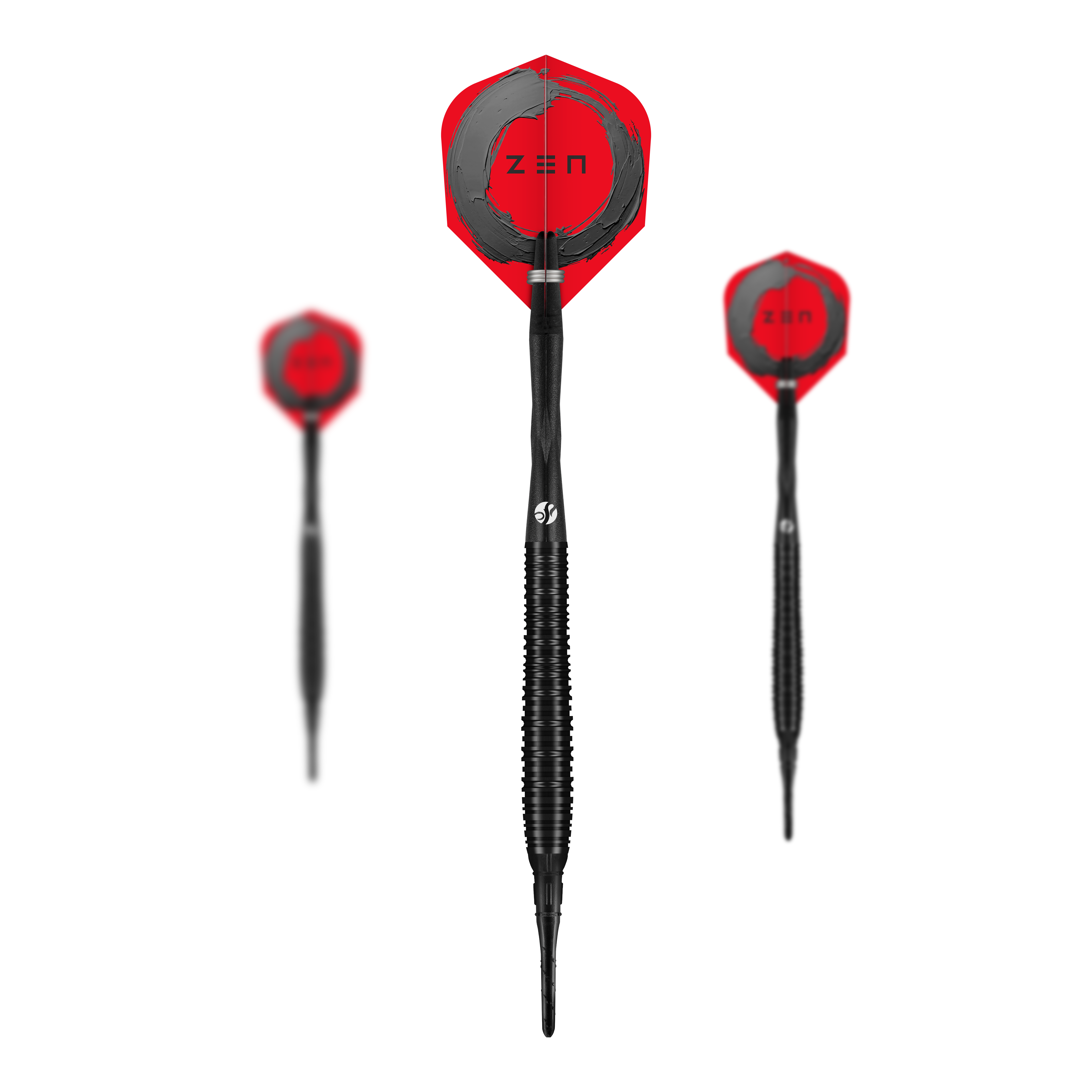 Shoty ZEN Torpedo Soft Darts - 20g Das Bild zeigt ein Set der Shot ZEN Torpedo Softdarts - 20g. Es sind mehrere Pfeile als vollständiges Set abgebildet.