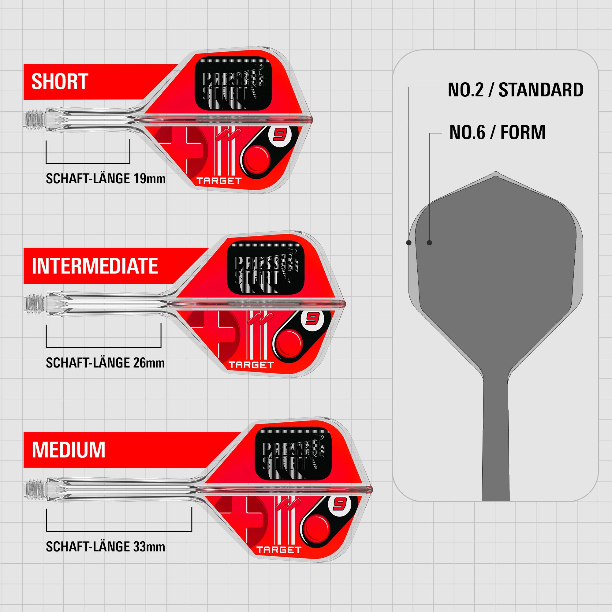 Target K-Flex Press Start No6 Loty Abgebildet ist das Produkt Target K-Flex Press Start No6 Flights. Es handelt sich um Dart-Flights für präzises Werfen.