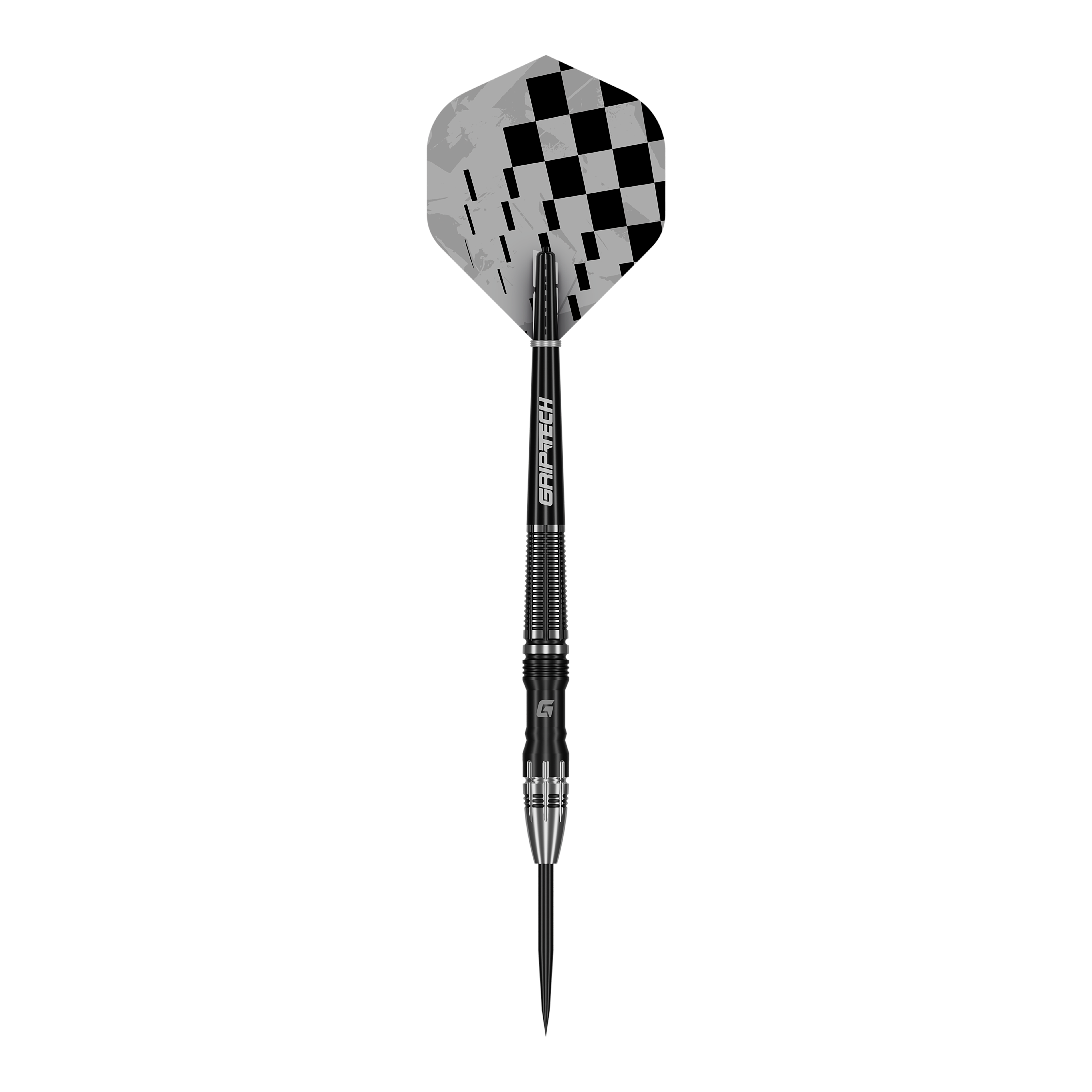Zu sehen ist ein GOAT Rook Steeldarts Pfeil. Er eignet sich zum Spielen an Steeldartboards.