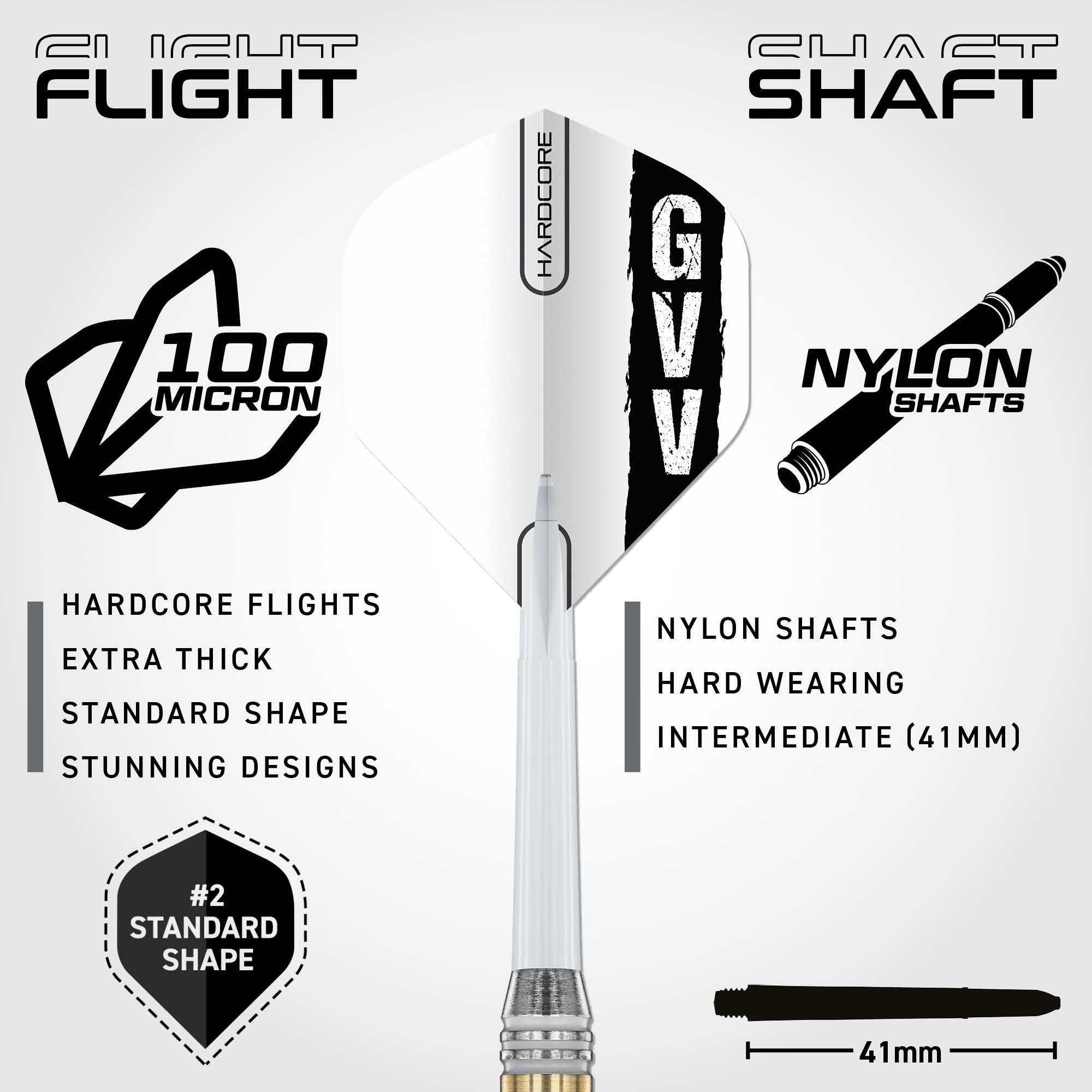 Steeldarts z mosiądzu Red Dragon Gian Van Veen - 21 g