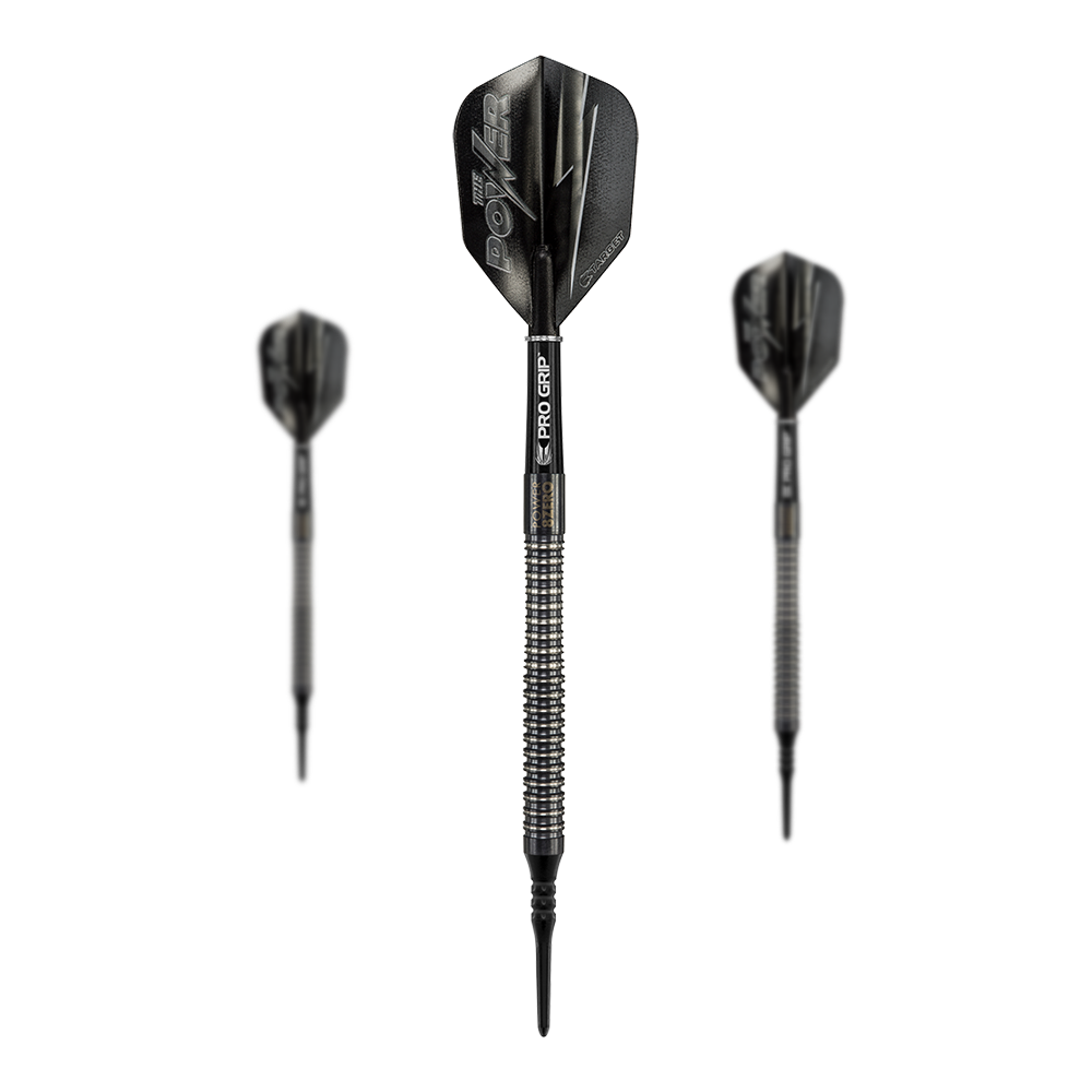 Target Phil Taylor Power 8zero Black Titanium Softdarts - 19g