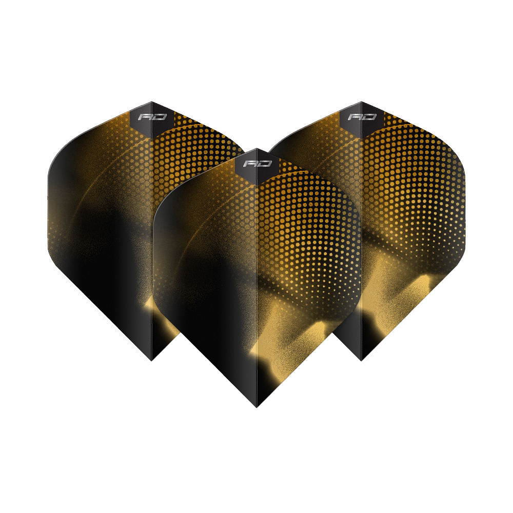 Das Bild zeigt die Red Dragon Hardcore Premium Ascend Premium No2 Standard Flights. Die Flights sind für den Dart-Sport geeignet.