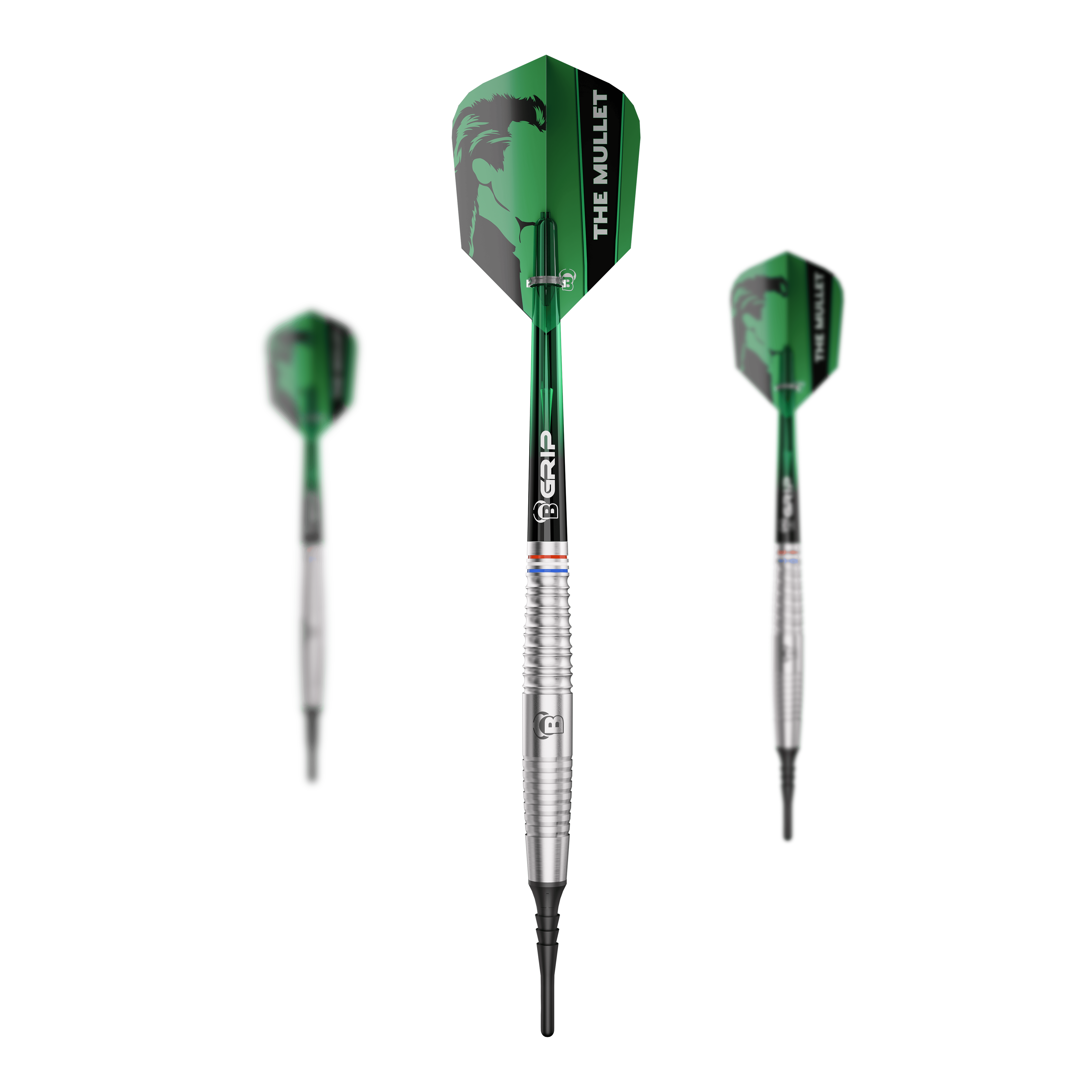 Miękkie lotki Bulls Danny Jansen - 20g Das Bild stellt ein Set der Bulls Danny Jansen Softdarts mit 20g dar. Ideal für Dartspieler, die leichte Softdarts bevorzugen.