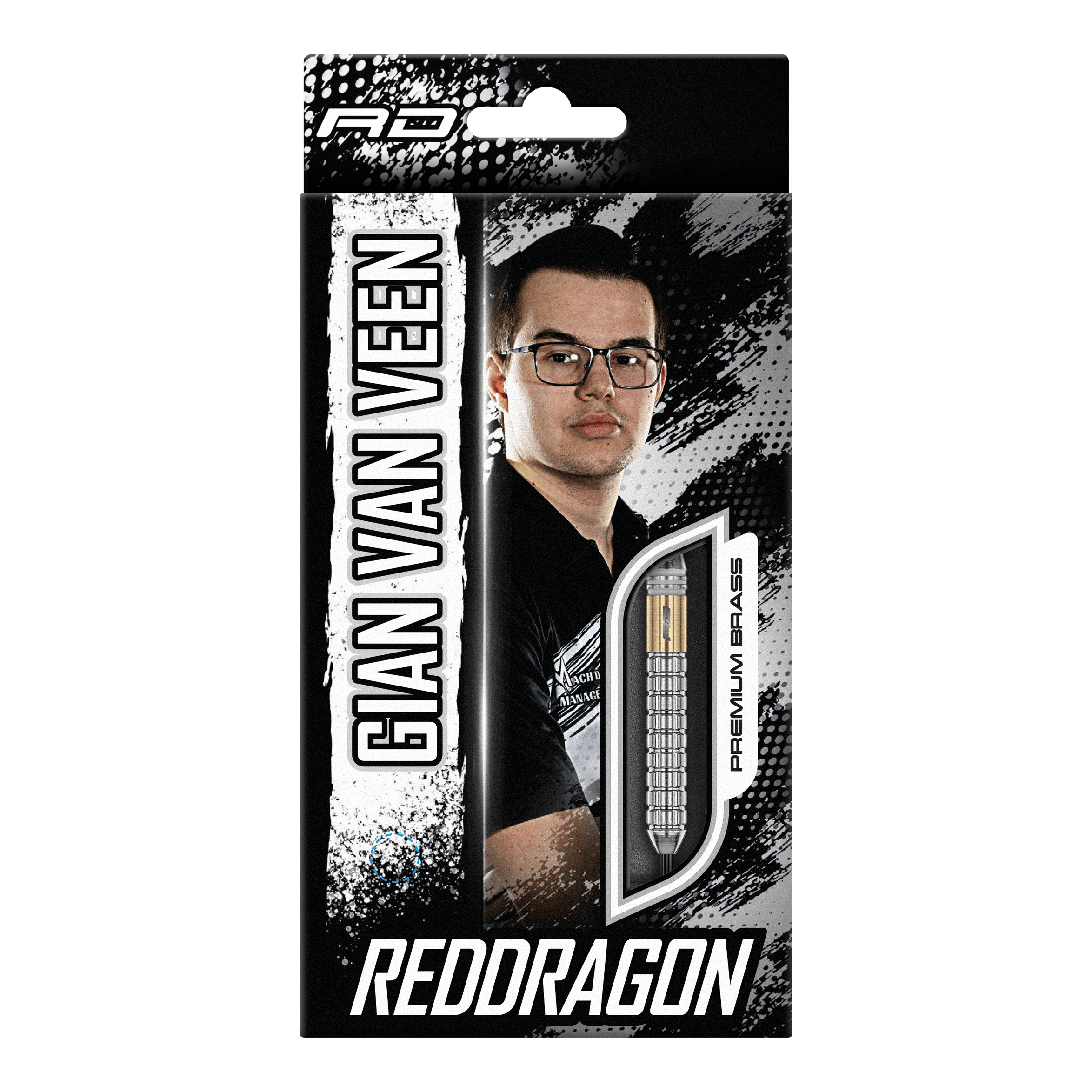 Steeldarts z mosiądzu Red Dragon Gian Van Veen - 21 g Abgebildet sind die Red Dragon Gian Van Veen Brass Steeldarts mit 21 g Gewicht. Die hochwertigen Steeldarts sind perfekt für den Einsatz im Turniersport.