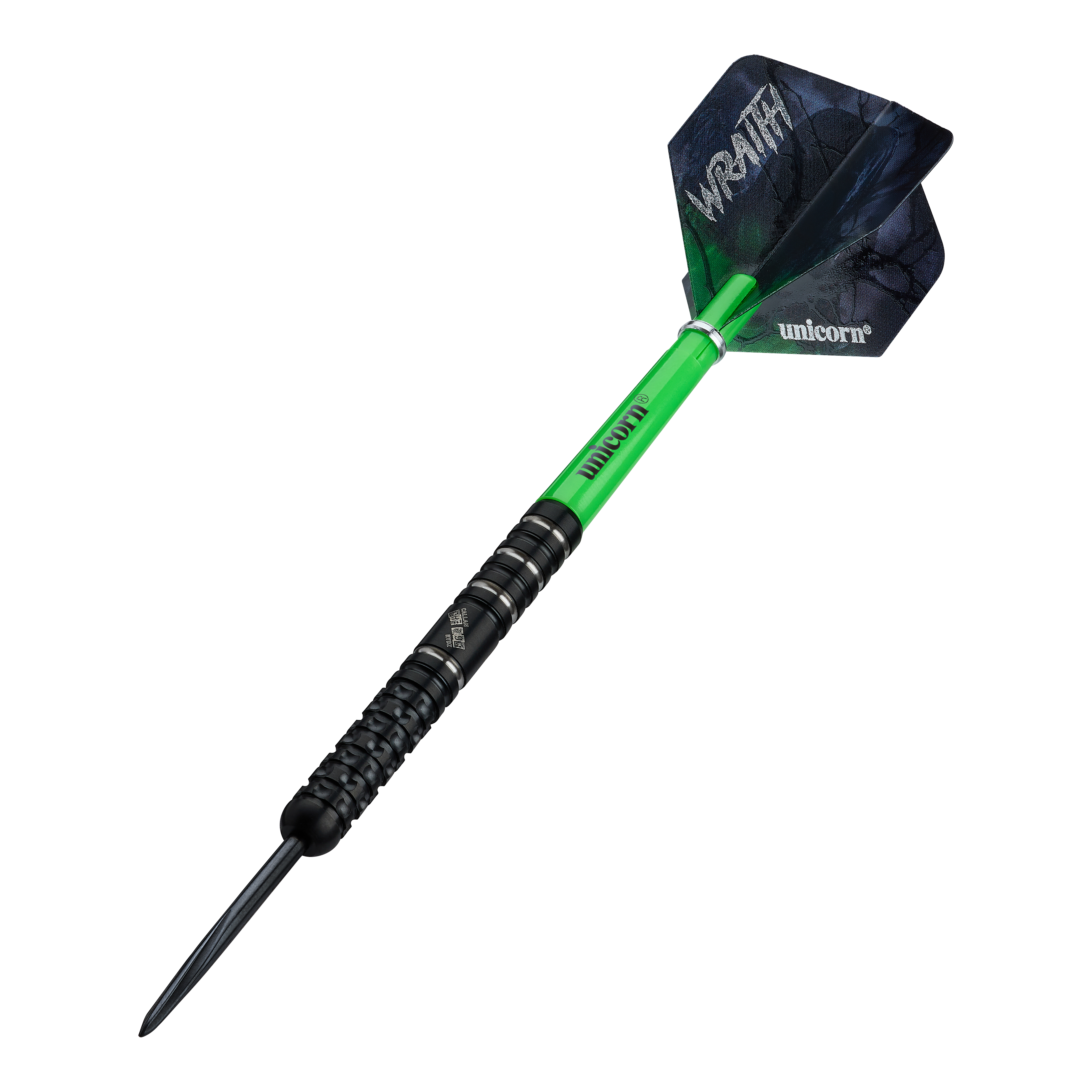 Unicorn Wraith Callan Rydz Steel Darts - 23g Abgebildet sind die Unicorn Wraith Callan Rydz Steeldarts - 23g. Das Produkt wird aus einem anderen Blickwinkel gezeigt.