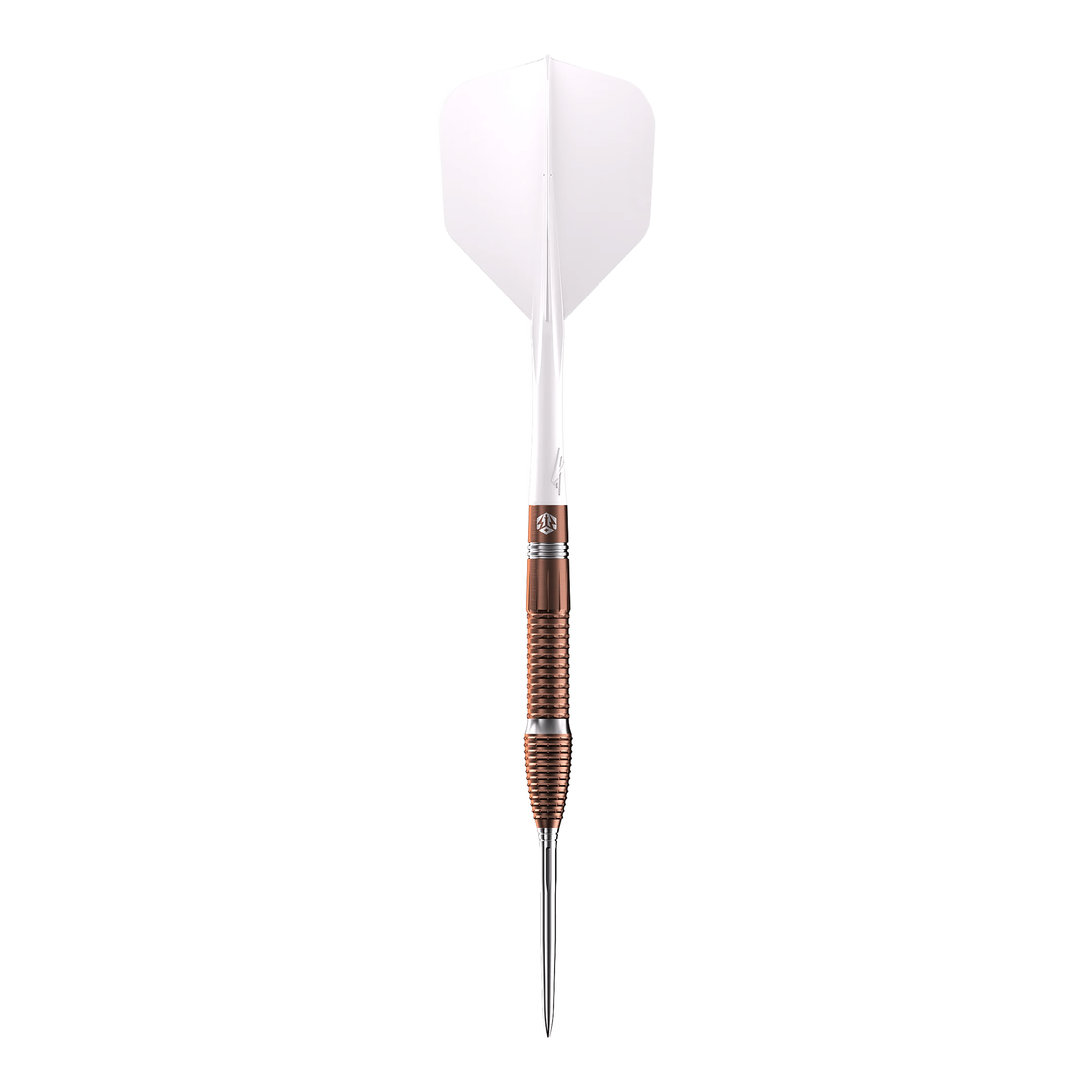 Stalowe lotki Caliburn Big Cats Lion Zu sehen ist ein einzelner Steeldart aus der Caliburn Big Cats Lion Serie. Die Struktur und Details des Darts sind klar zu erkennen.