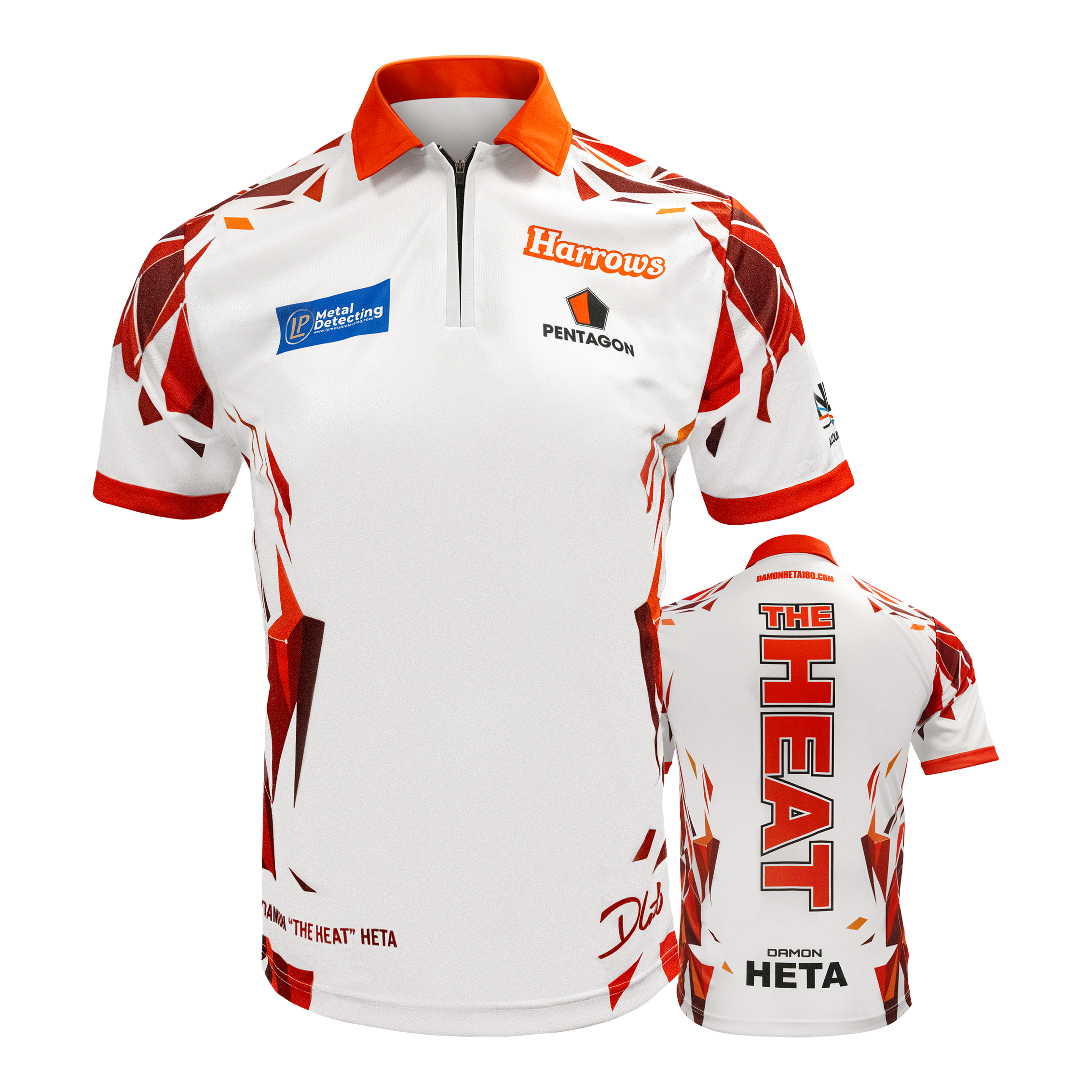 Koszulka gracza Damona Hety z Harrow Dies ist das Harrows Damon Heta Playershirt. Das Produkt ist ein Dartspielertrikot.