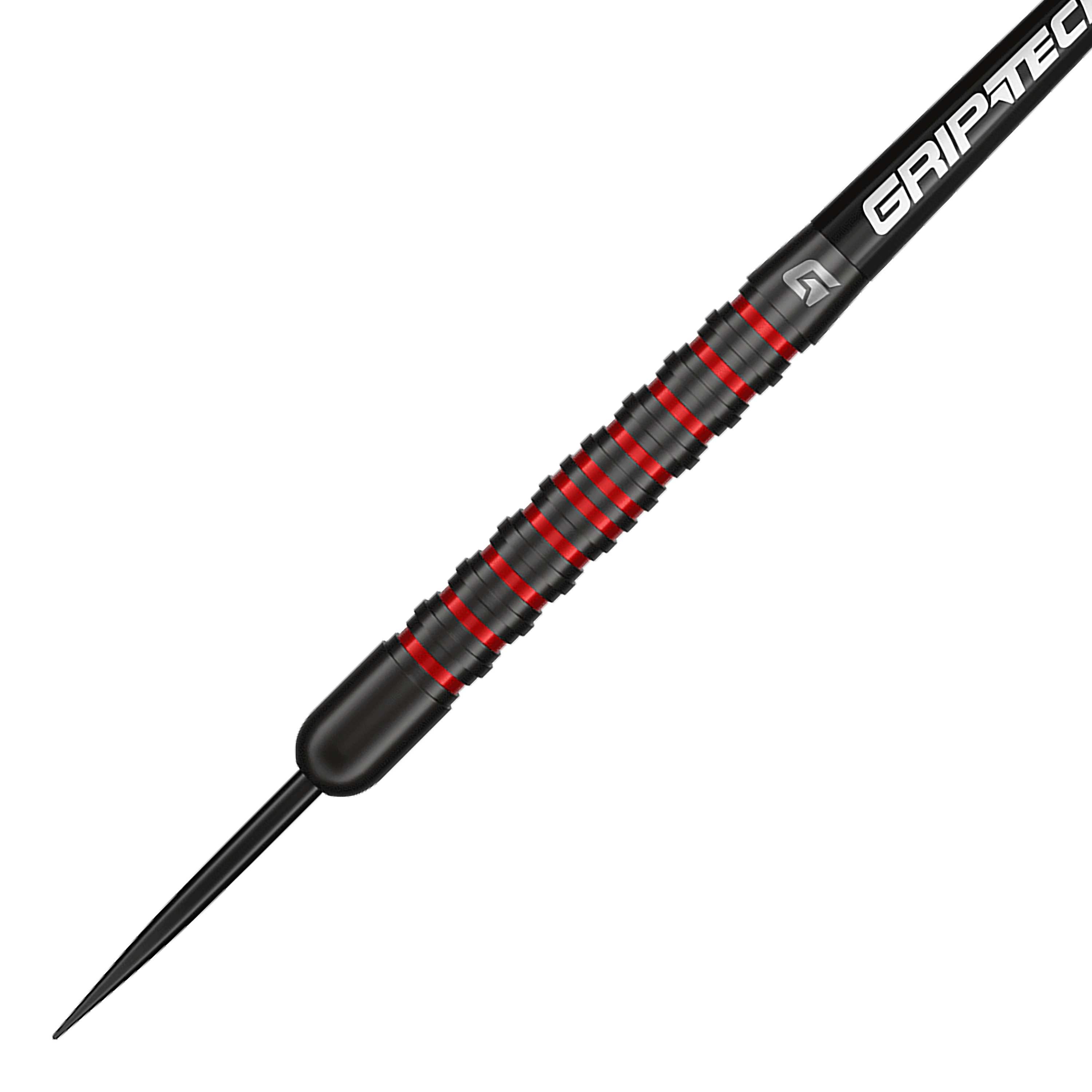 Zu sehen sind die GOAT Podium Black Steeldarts. Sie sind besonders für erfahrene Dartspieler geeignet.