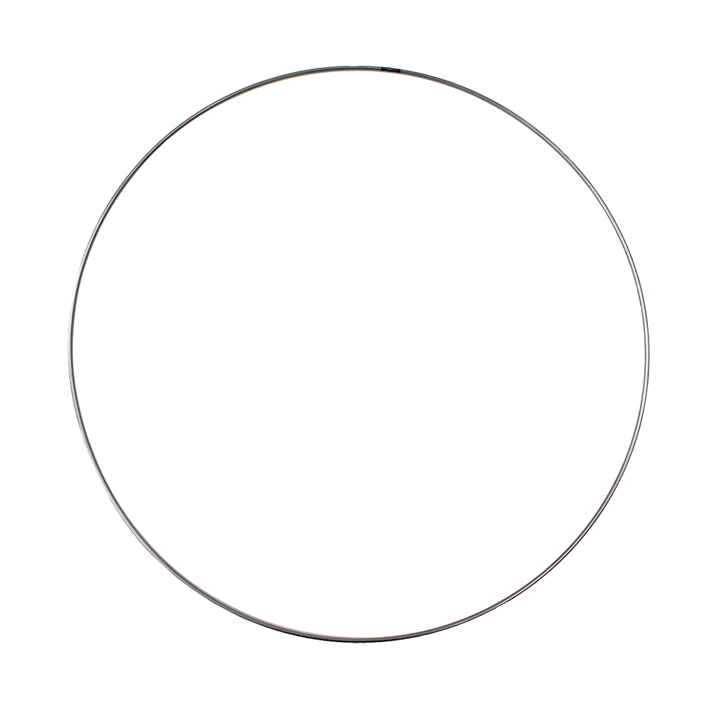 Ring-Weiss_McDart_Dartboard_Ersatz-Zahlenring_Ersatznummern_Weiss_2Lk6012NdcwE1e Das Bild zeigt einen Ersatz-Zahlenring für eine Dartscheibe. Es handelt sich um einen dünnen, runden Metallring, wie er bei klassischen Dartboards verwendet wird.