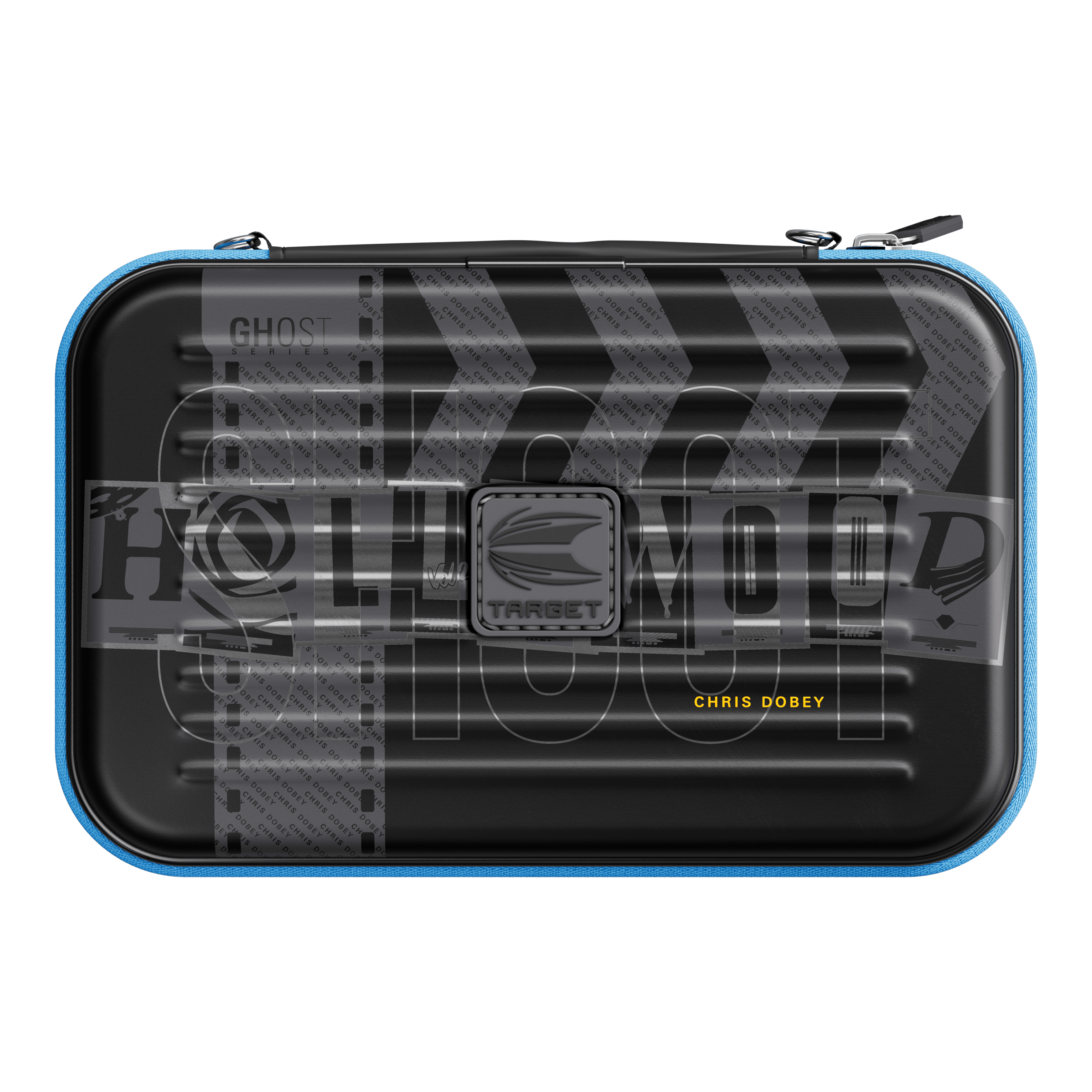 Etui na lotki Takoma XL Ghost Series Chris Dobey Das Bild zeigt das Takoma XL Ghost Series Chris Dobey Dartcase. Das Case schützt und organisiert Dartpfeile optimal.