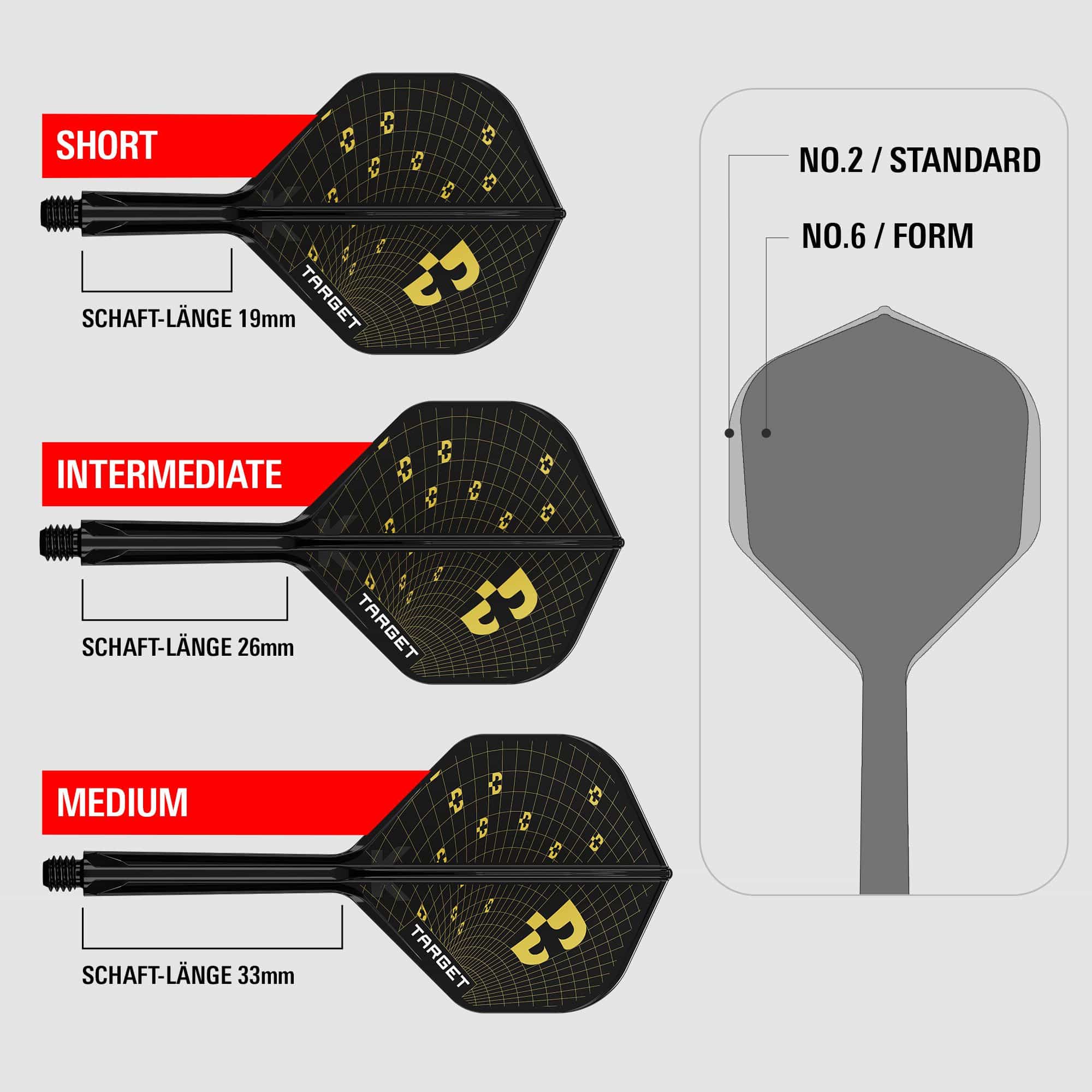 Target K-Flex Bolide No2 Standard Flights Abgebildet sind Target K-Flex Bolide No2 Standard Flights. Diese Standard-Flights bieten verlässliche Qualität für Darts.