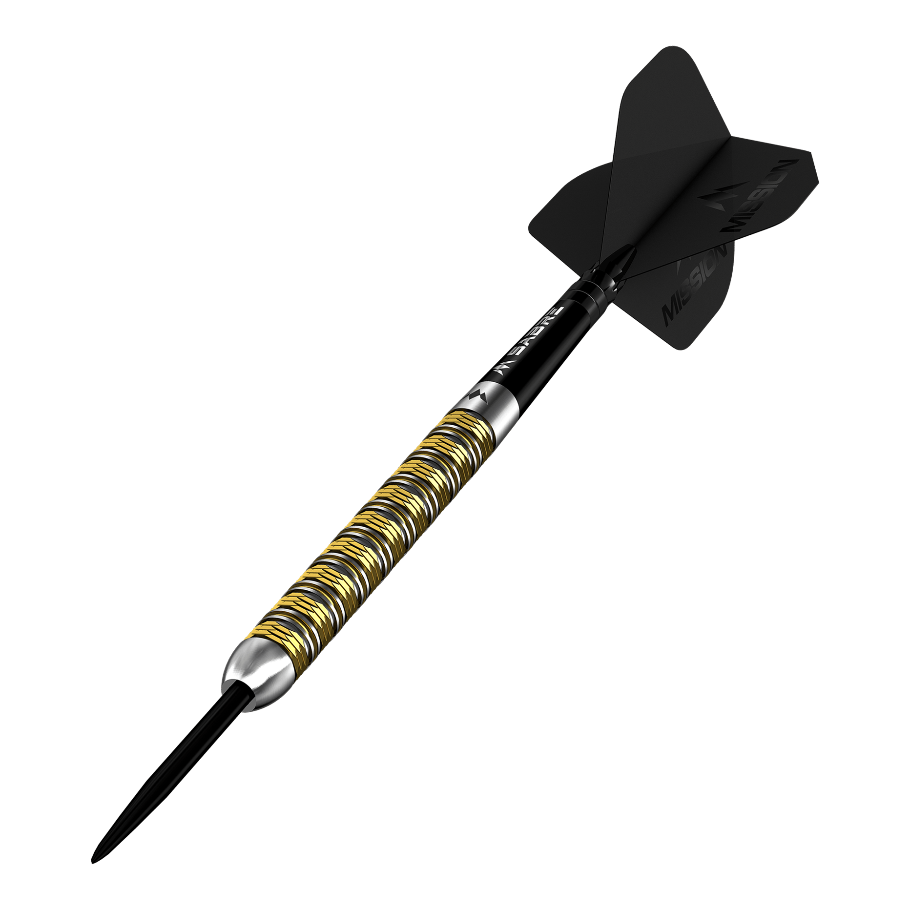 Das Bild zeigt Mission Kinsuji Steeldarts. Die Steeldarts sind aus verschiedenen Perspektiven dargestellt.