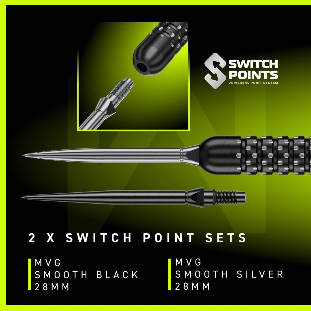 Stalowe rzutki Winmau Michael Van Gerwen W-MAX Switch Point