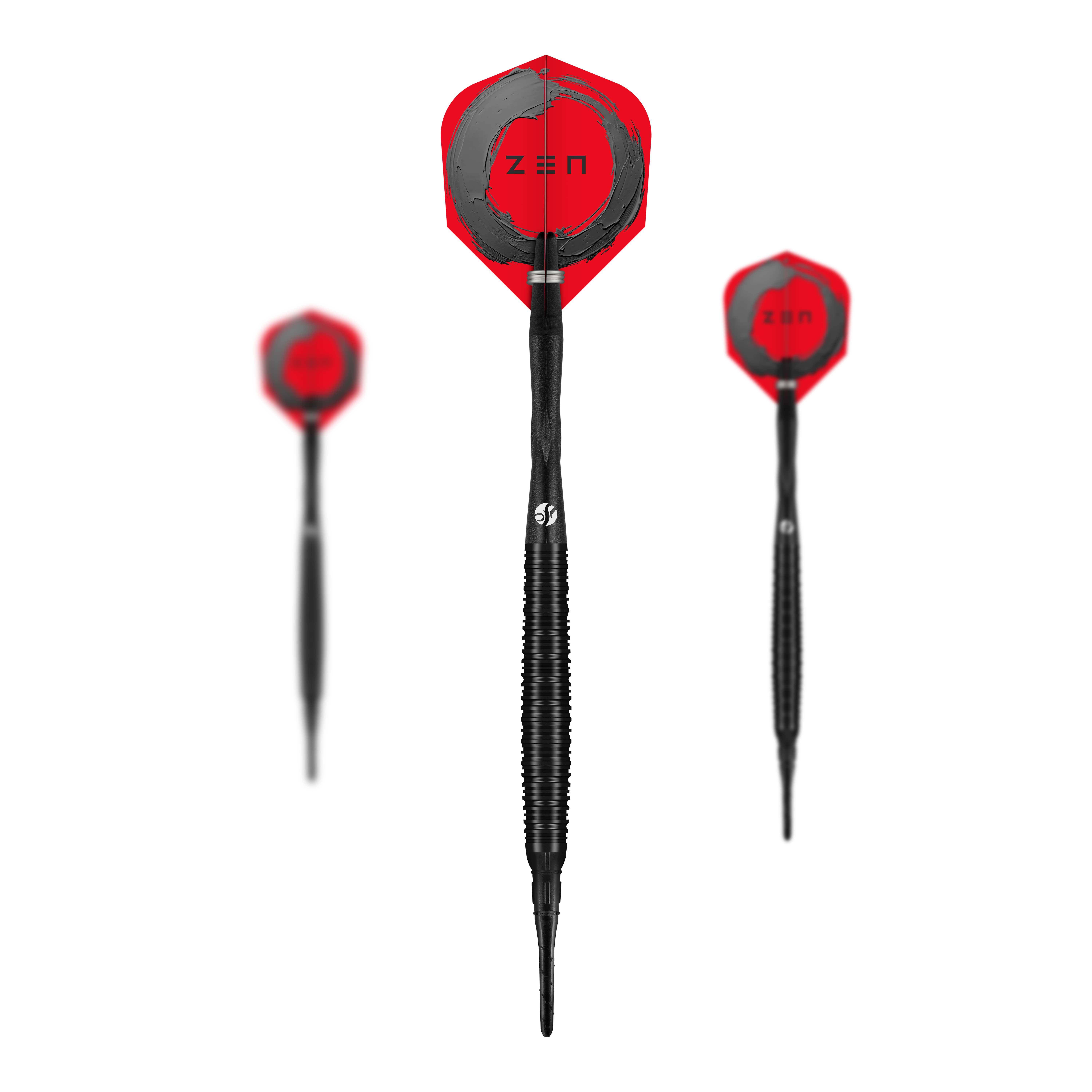 Shoty ZEN Missile Soft Darts - 20g Das Bild zeigt ein Set der Shot ZEN Missile Softdarts - 20g. Es handelt sich um hochwertige Softdarts für den Freizeit- oder Profi-Gebrauch.