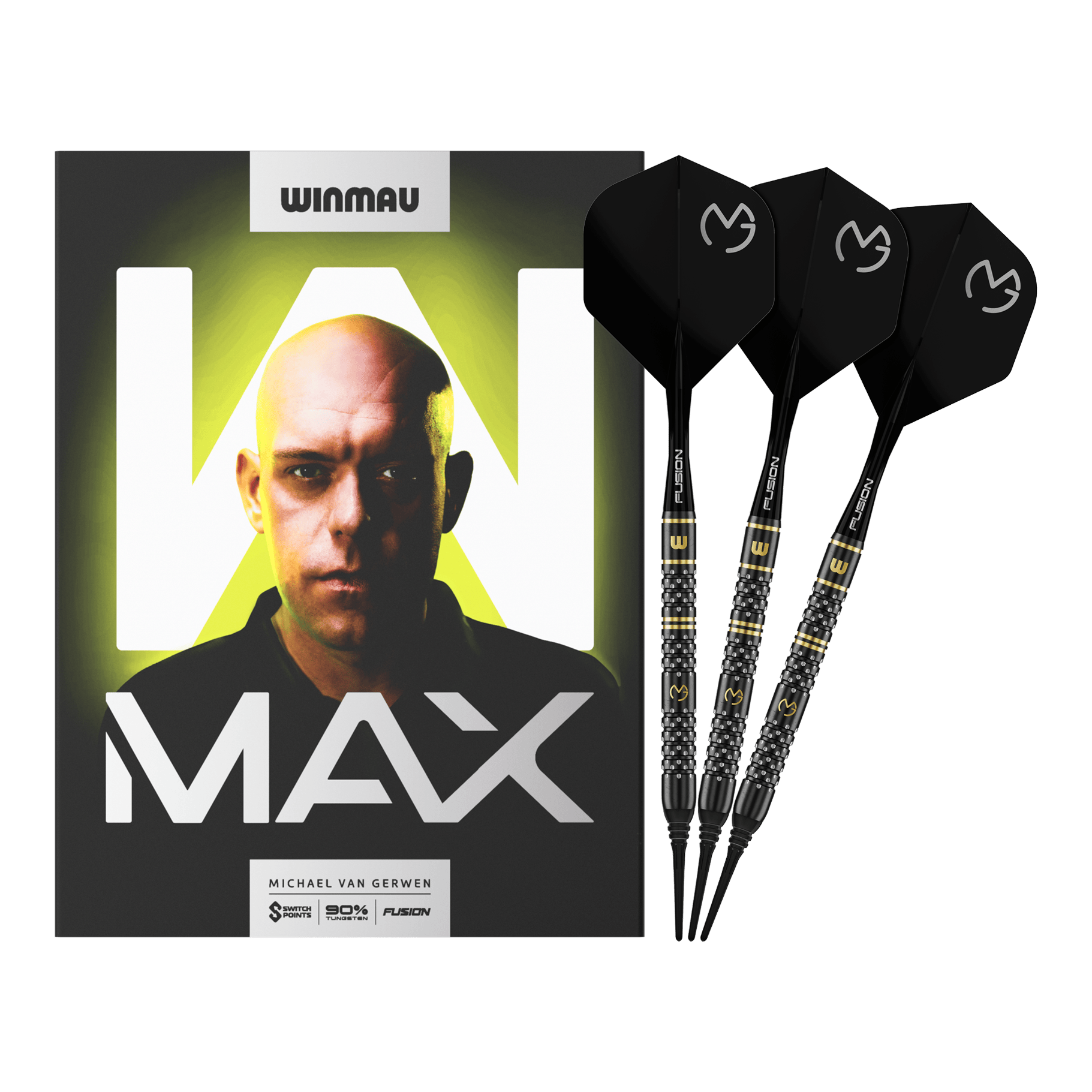 Miękkie rzutki Winmau Michael Van Gerwen W-MAX - 18g Miękkie rzutki Winmau Michael Van Gerwen W-MAX - 18g