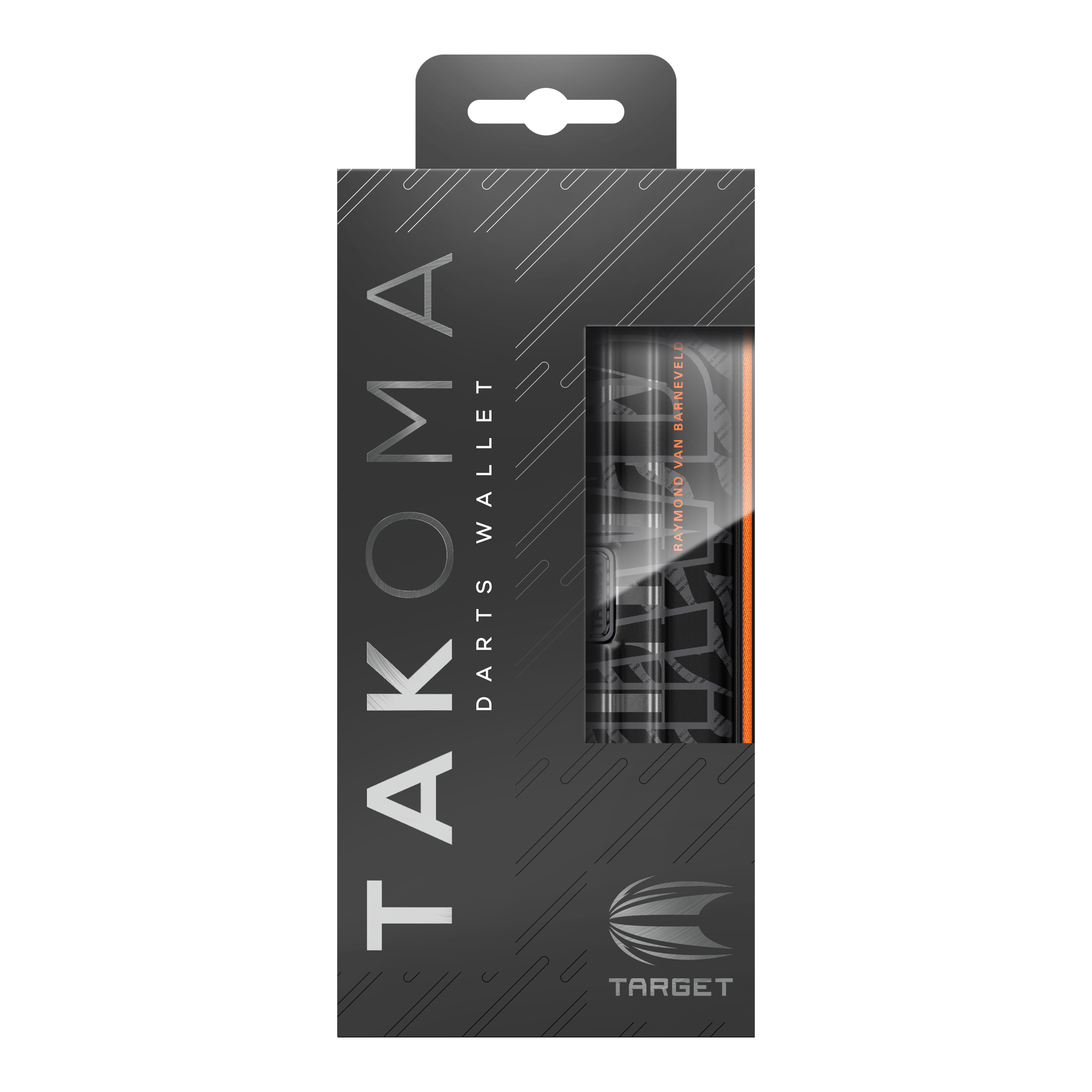 Pokrowiec na rzutki Takoma Ghost Series Raymond Van Barneveld Das Bild zeigt das Takoma Ghost Series Raymond Van Barneveld Dartcase. Es handelt sich um ein spezielles Dart-Etui für Dartzubehör.