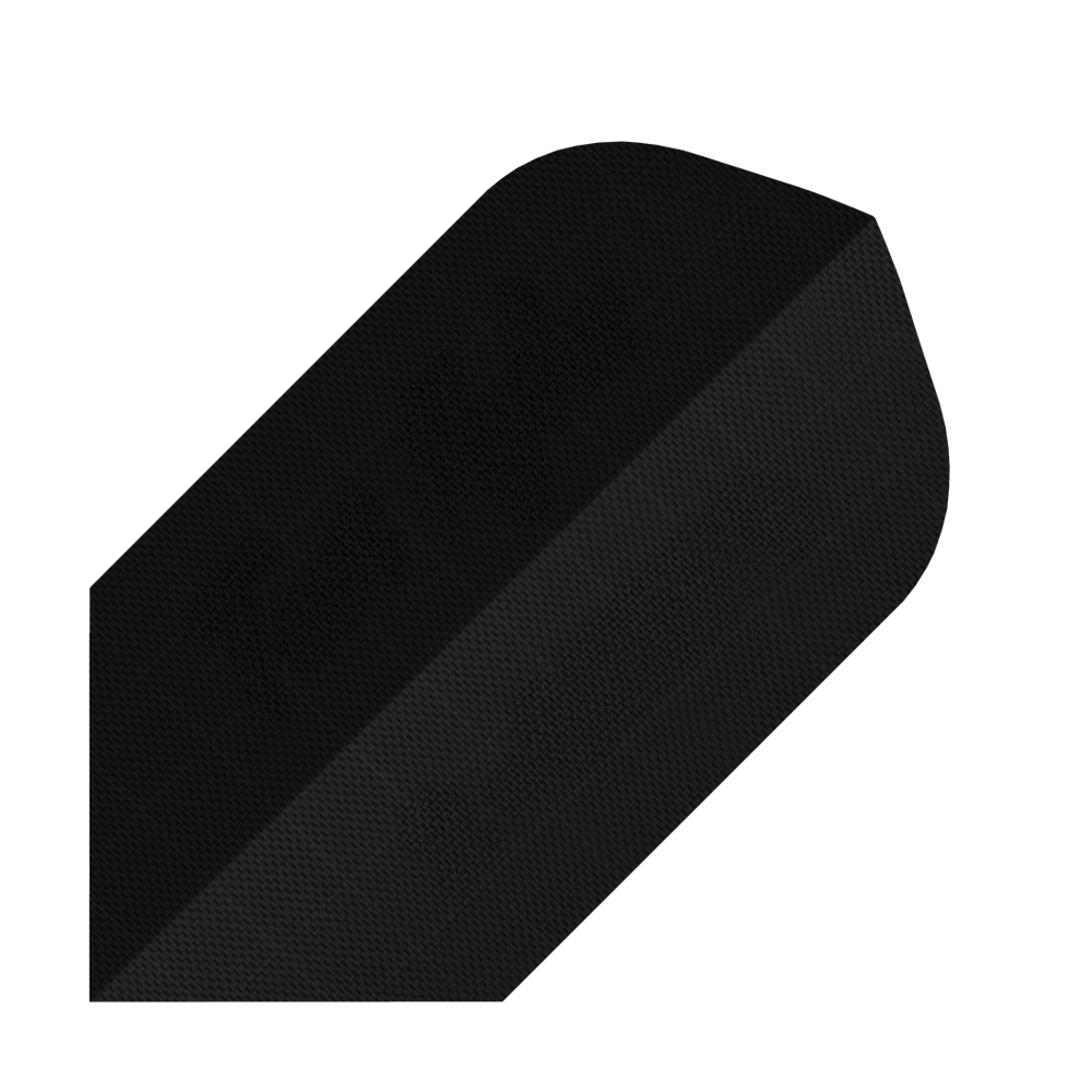 Lotki z nylonu - wąskie - czarne Dies ist ein schwarzer Nylon-Stoff Slim Flight. Der Flight ist für Dartpfeile geeignet und hat eine schlanke Form.