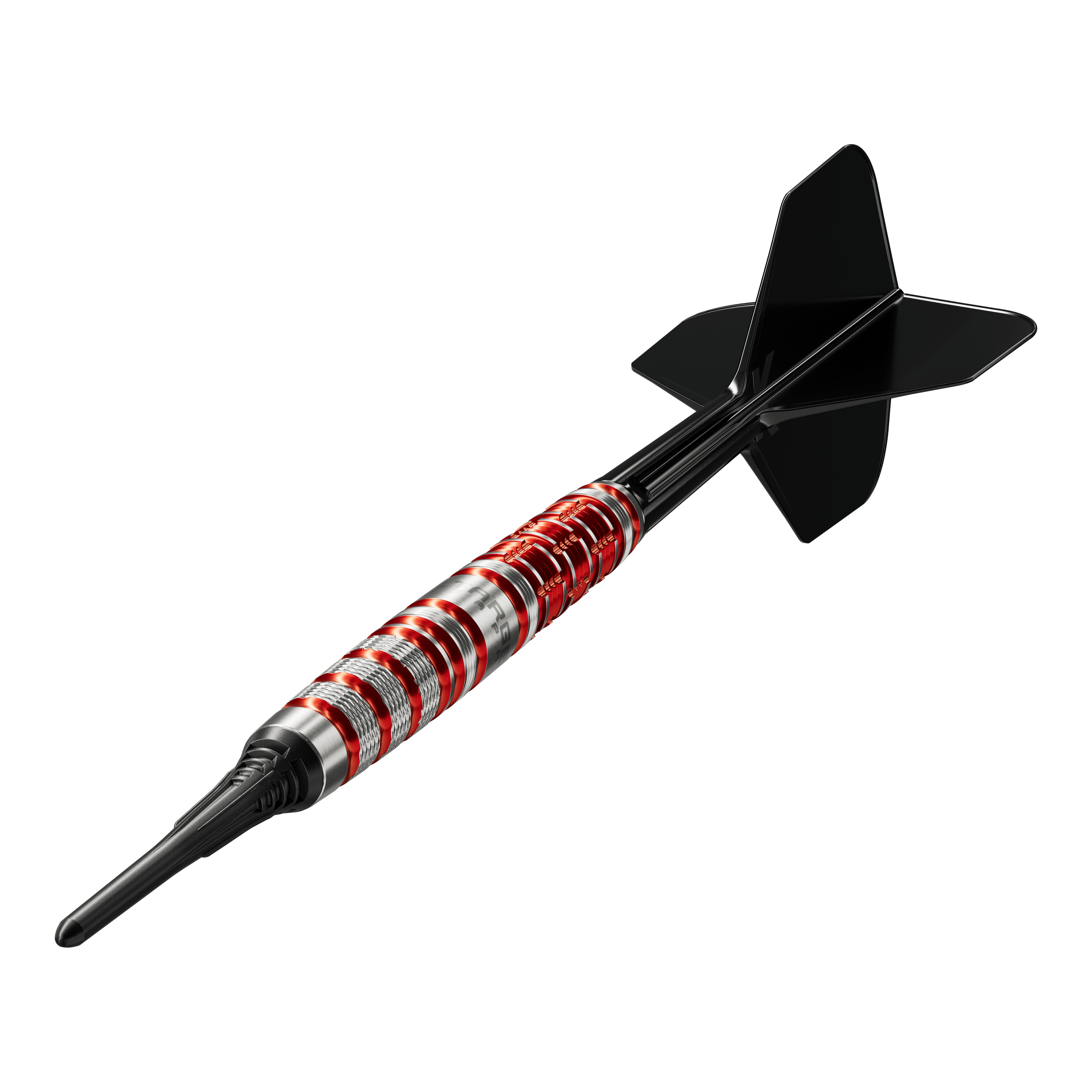 Miękkie lotki Target Black Marque Spinel - 21,5 g Target Black Marque Spinel Softdarts - 21,5g ist ein Softdart für höchste Ansprüche. Zu sehen ist die charakteristische schwarze Optik mit markantem Spinel Design.