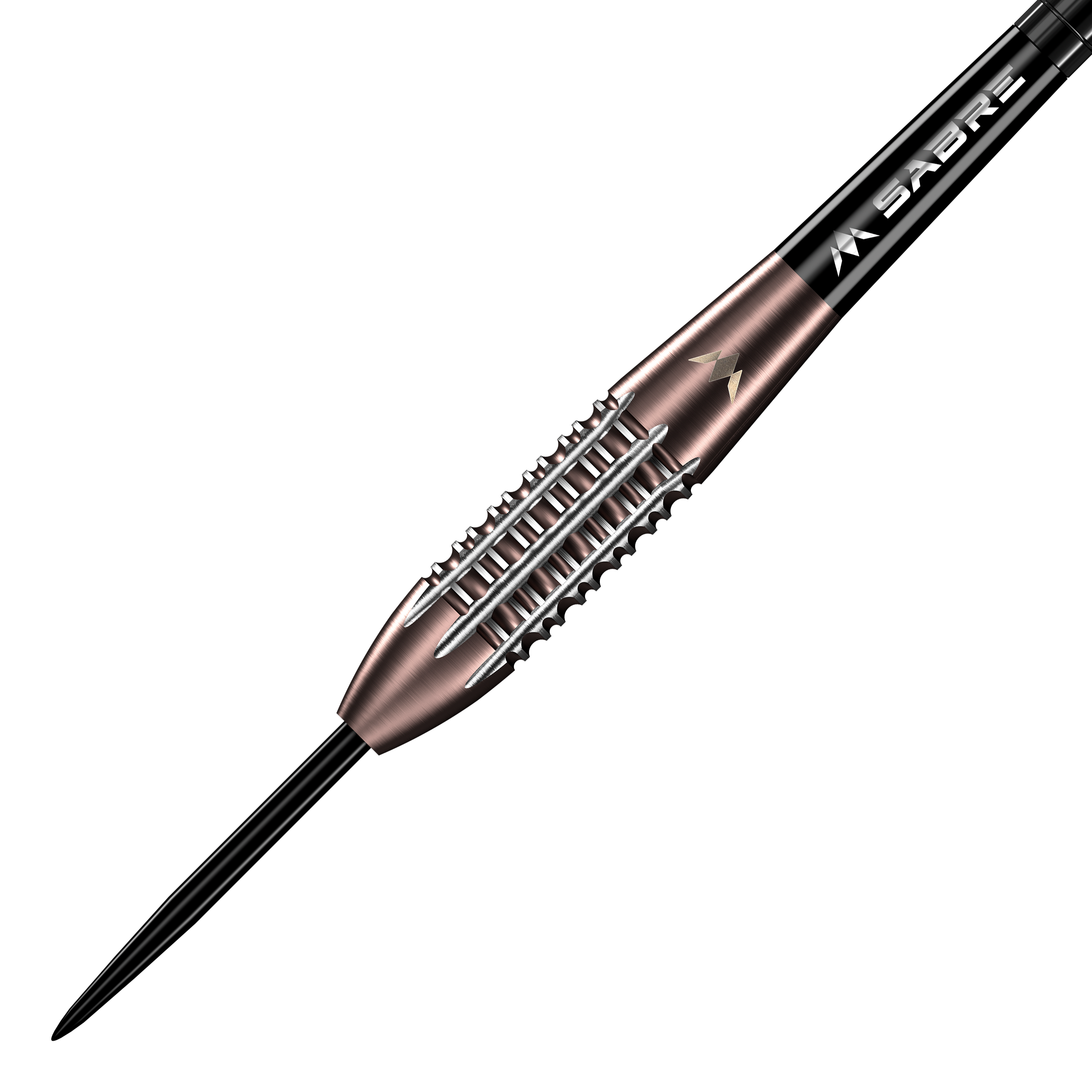 Misja Arkitekt Brązowa krzemionka PVD Steeldarts - 23,5g Das Bild zeigt die Mission Arkitekt Bronze Silika PVD Steeldarts mit einem Gewicht von 23,5g. Die Steeldarts haben ein elegantes Bronze-Design.