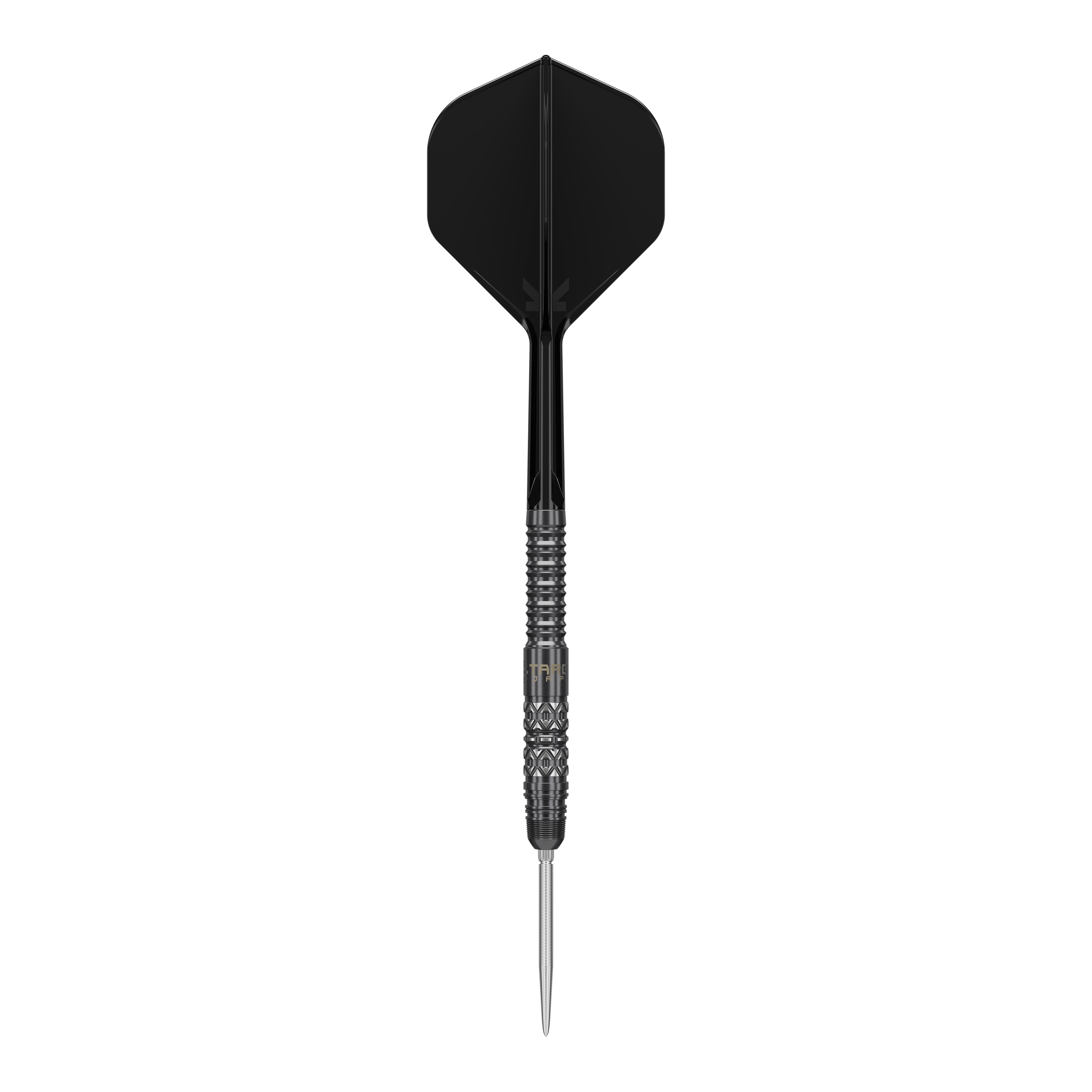 Lotki stalowe Target Japan Black Marque Creed Swiss Point - 23 g Die Target Japan Black Marque Creed Swiss Point Steeldarts - 23g werden auf dem Bild gezeigt. Diese schwarzen Darts wirken hochwertig und professionell.