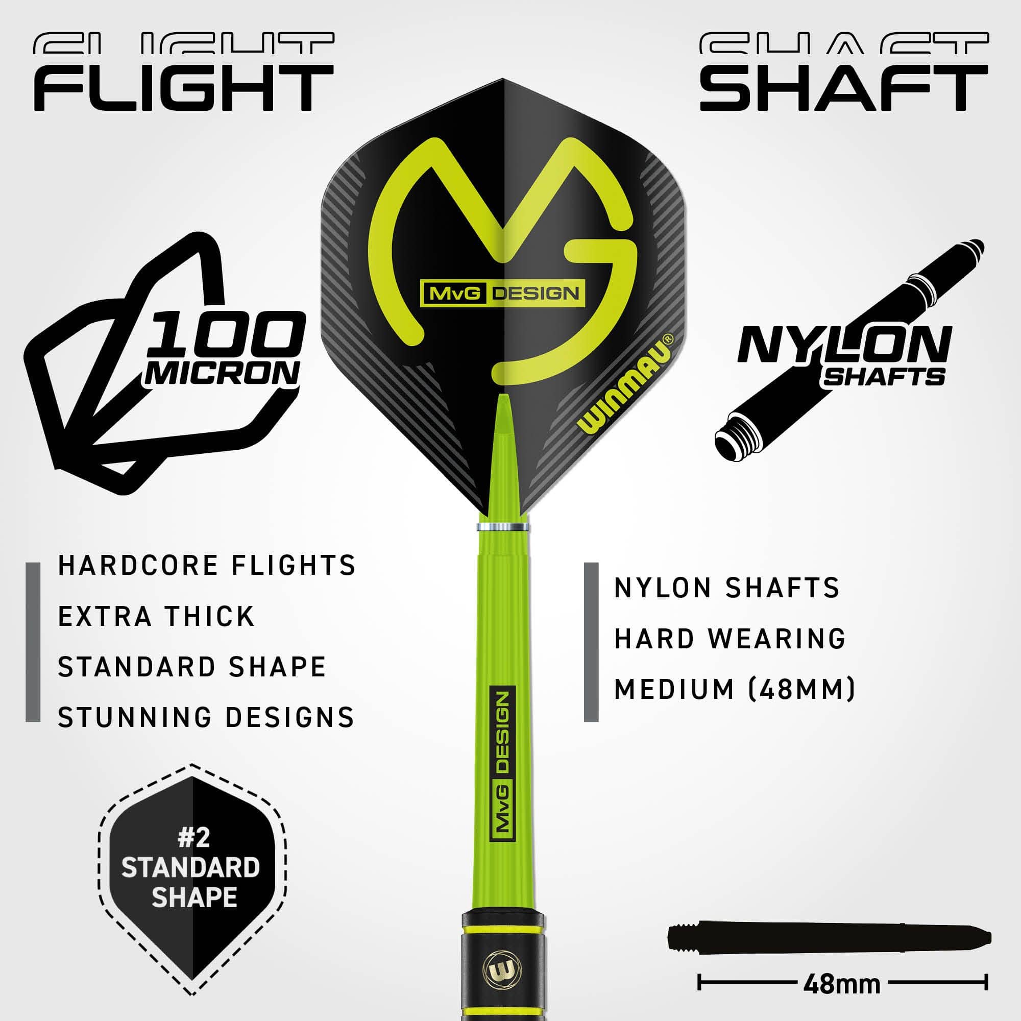 Rzutki stalowe Winmau Michael Van Gerwen - 21 g Rzutki stalowe Winmau Michael Van Gerwen - 21 g