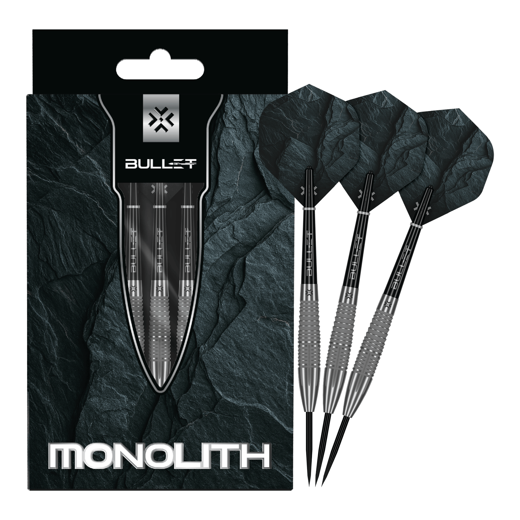 Stalowe lotki Bullet Monolith Abgebildet sind die Bullet Monolith Steel Darts in voller Länge. Dieses Produkt eignet sich für das Steeldart-Spiel.