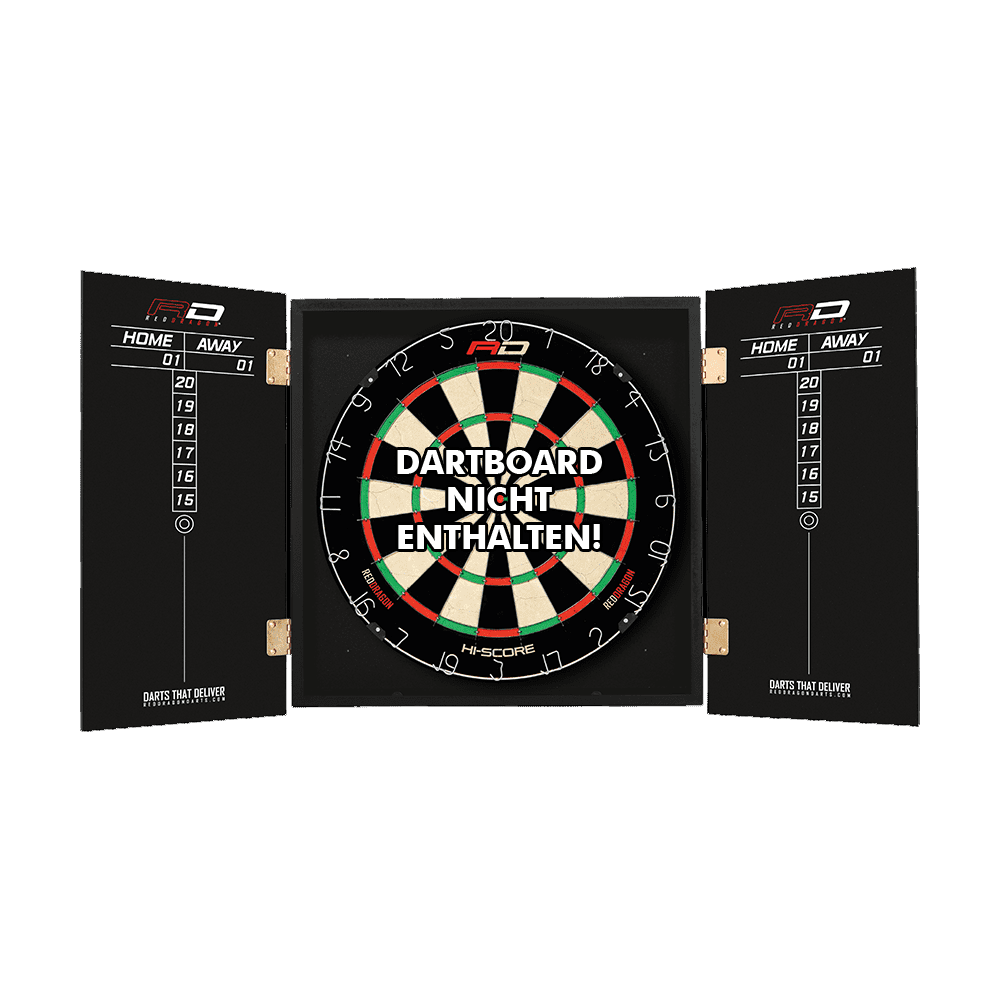 Red Dragon Peter Wright Dartboard Kabinet