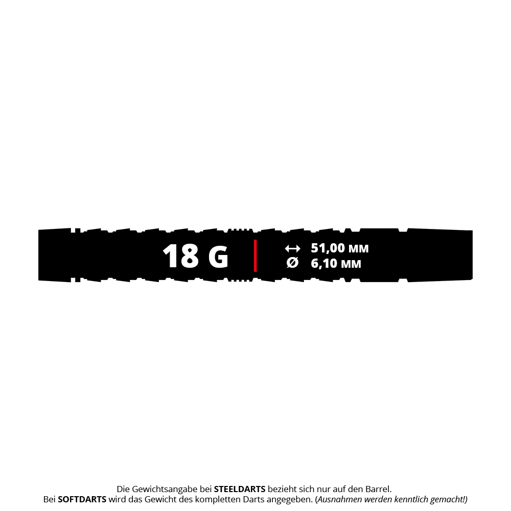 Harrow's Luke Woodhouse Series 3 Soft Darts - 18g Harrows Luke Woodhouse Series 3 Softdarts - 18g abgebildet. Das Bild zeigt die Darts aus der Produktserie von Luke Woodhouse.